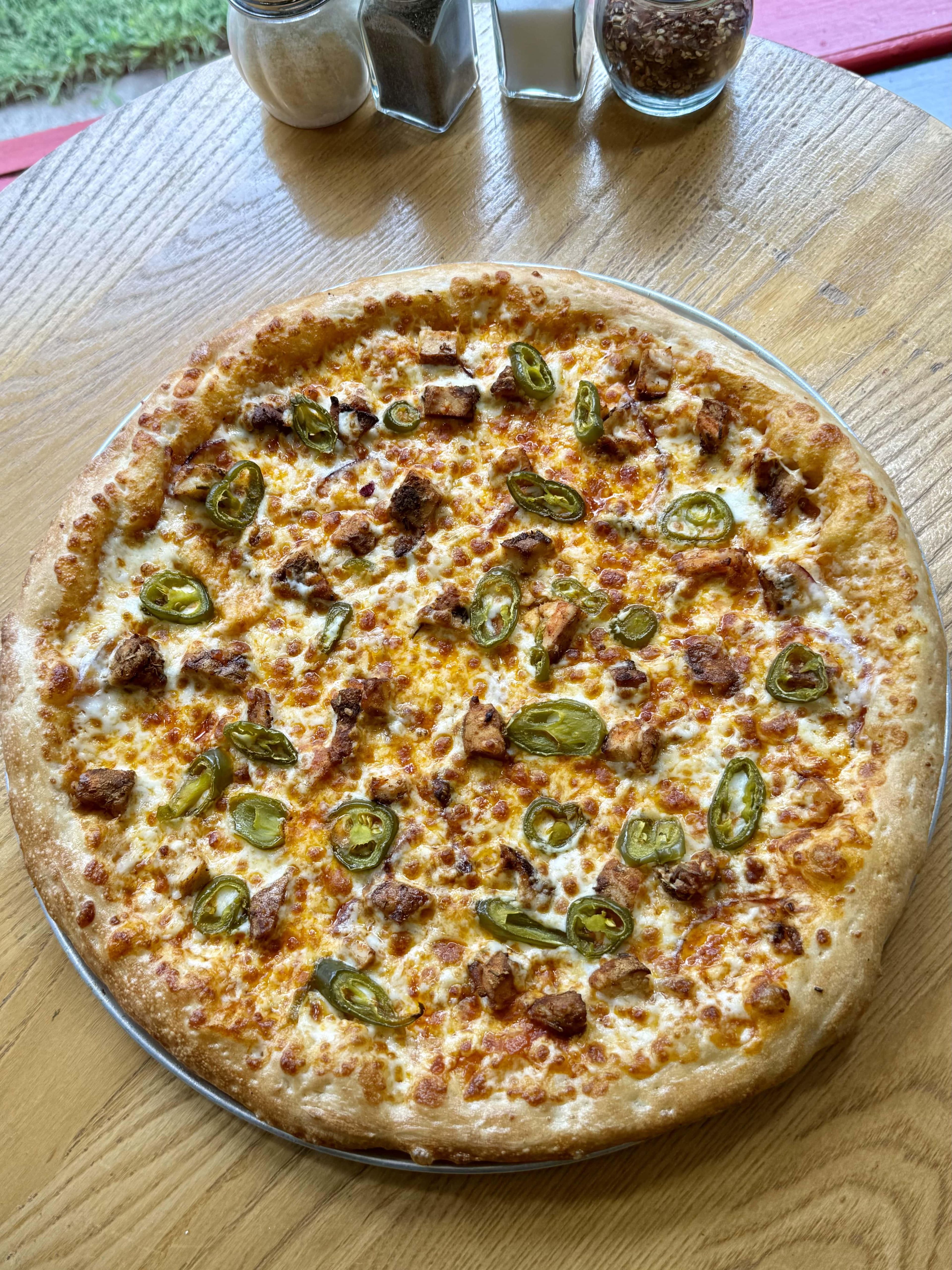 Buffalo Chicken Pizza.