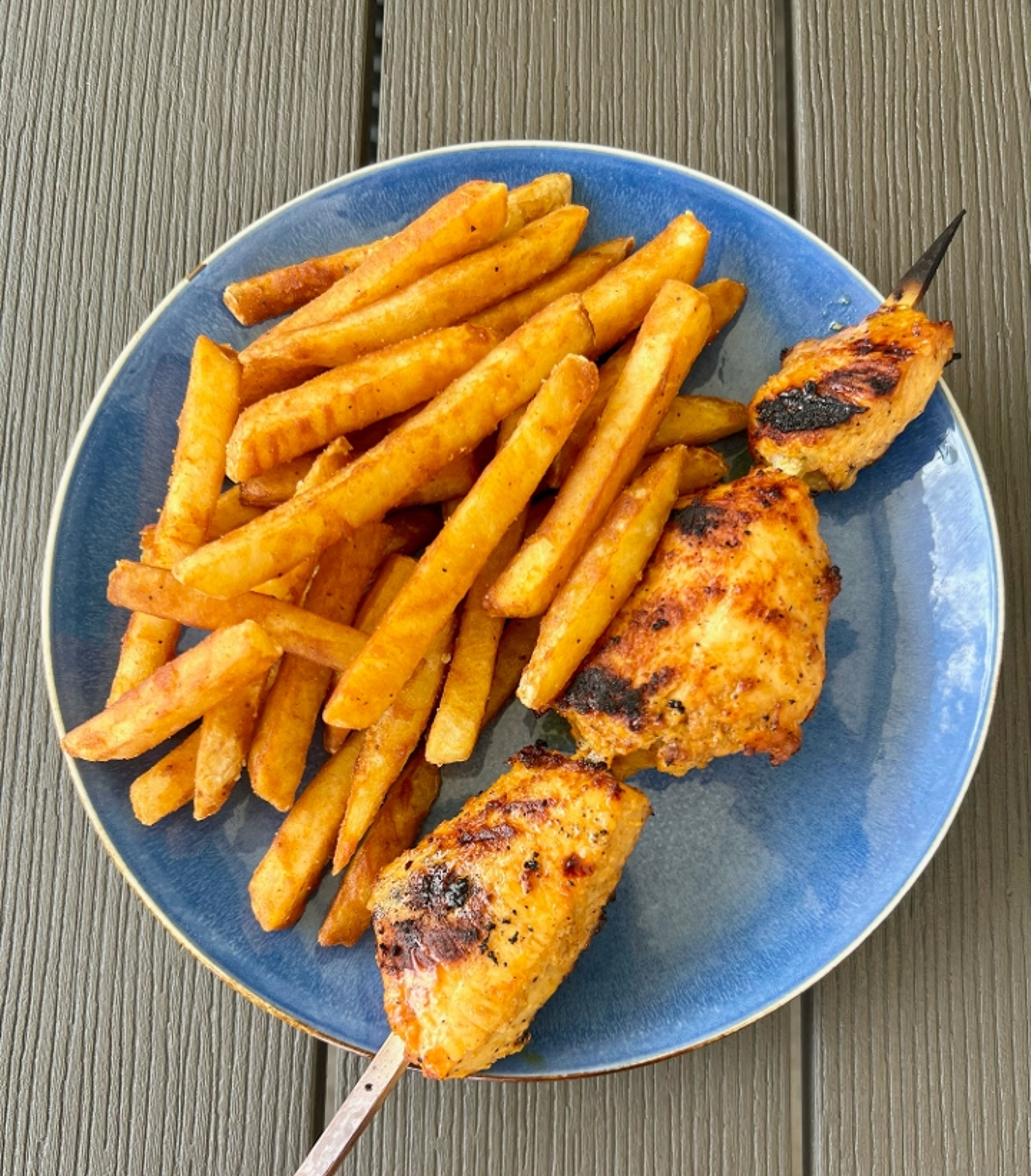 Kids Chicken Kabob.