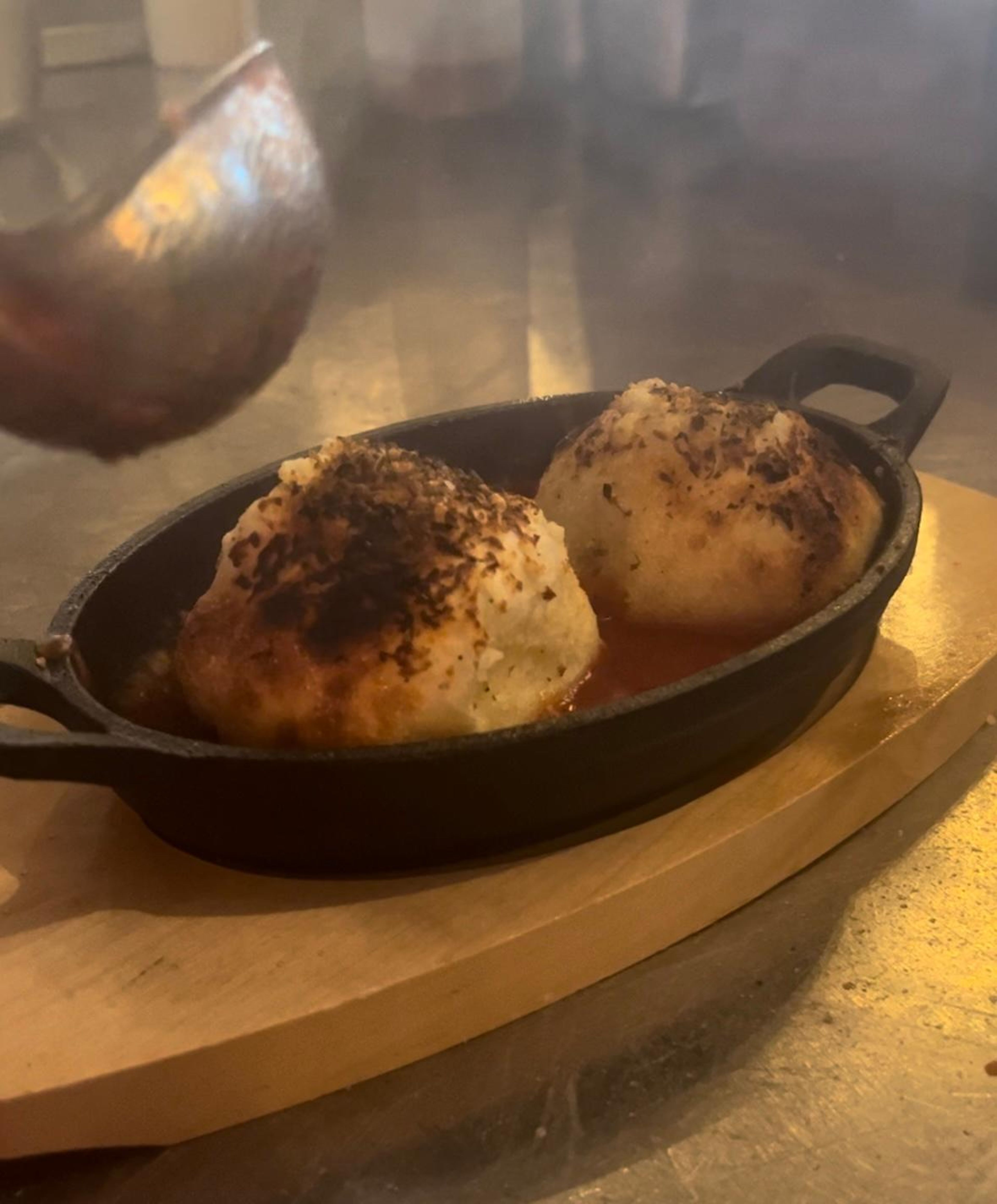 Twisted Skillet Garlic Butter Cheese Bombs.