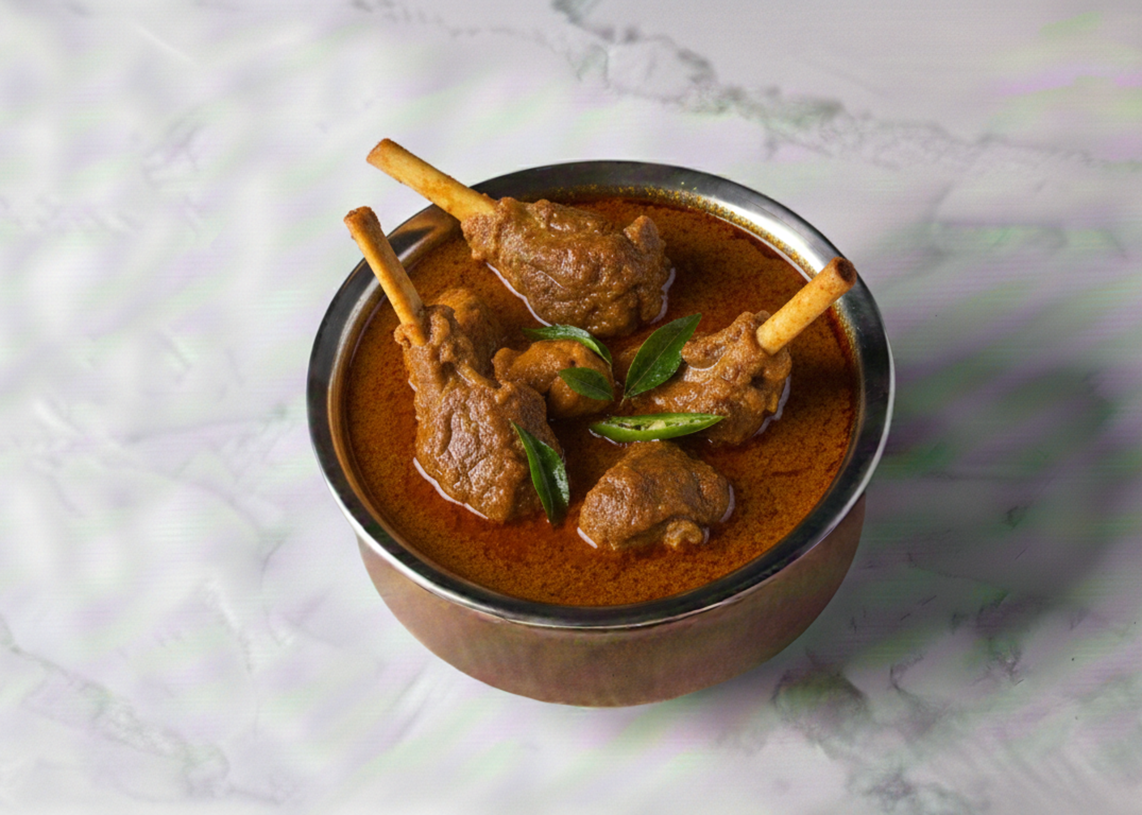 LAMB ANDHRA CURRY.