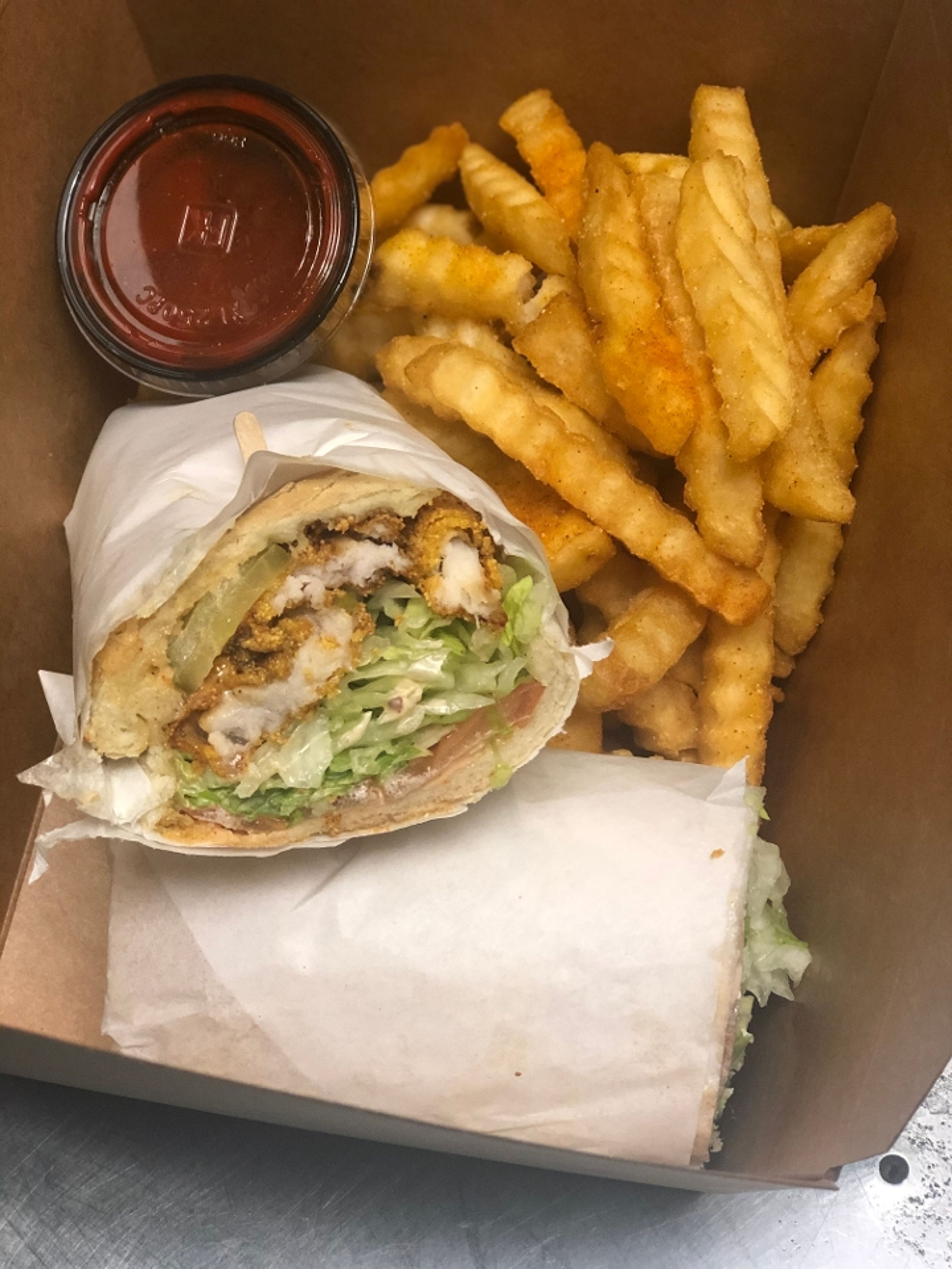 Snapper Po Boy.
