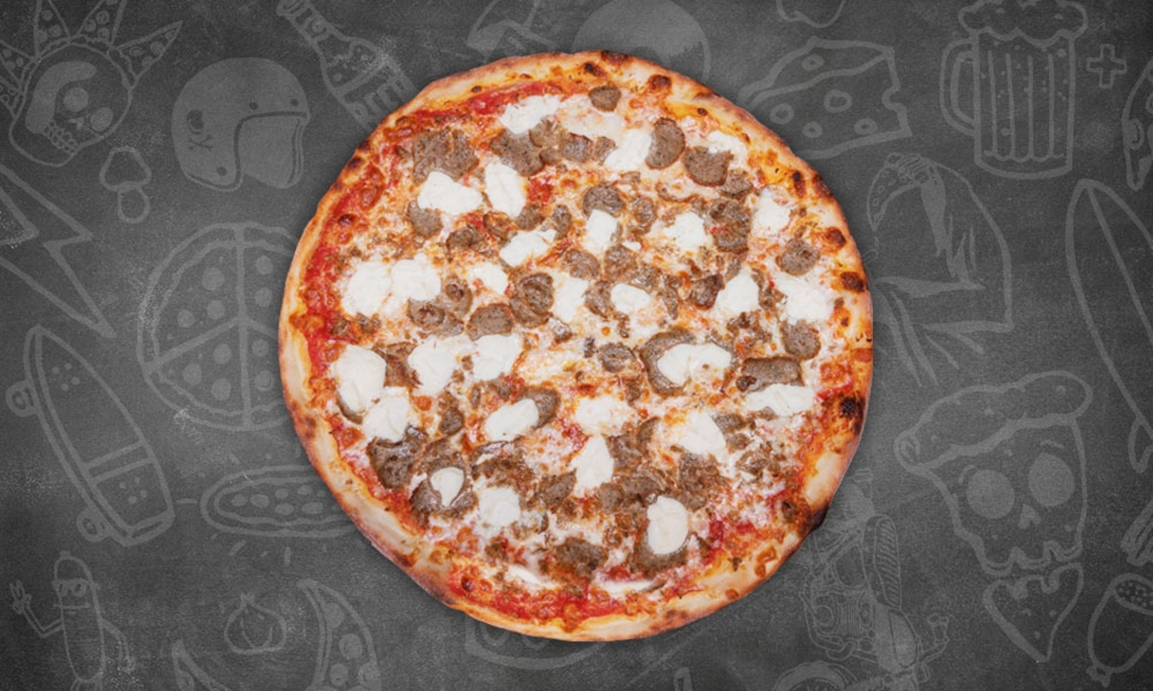 'Kick Butt' Meatball Whole Pie.