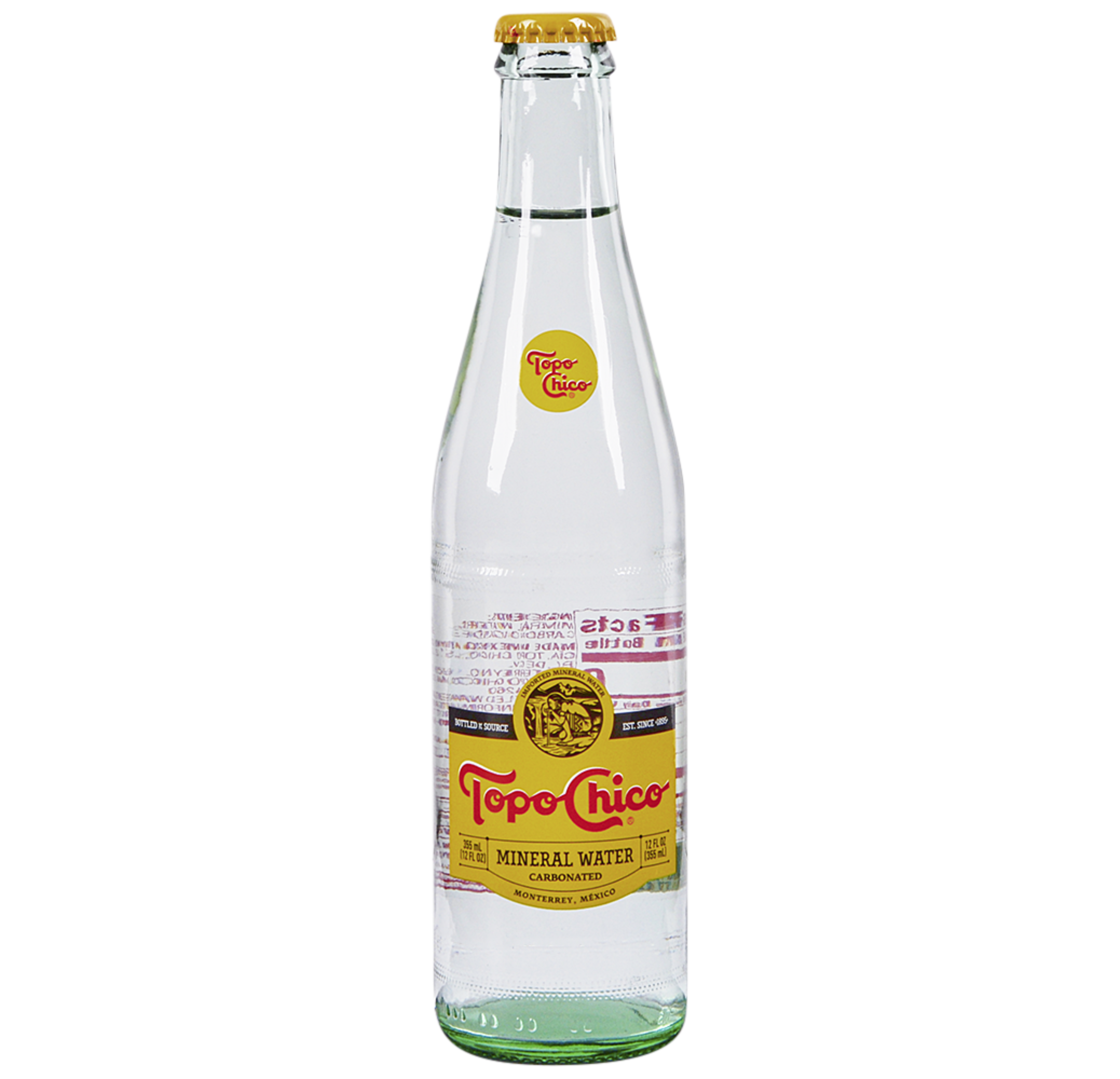 Topo Chico Mineral Water.