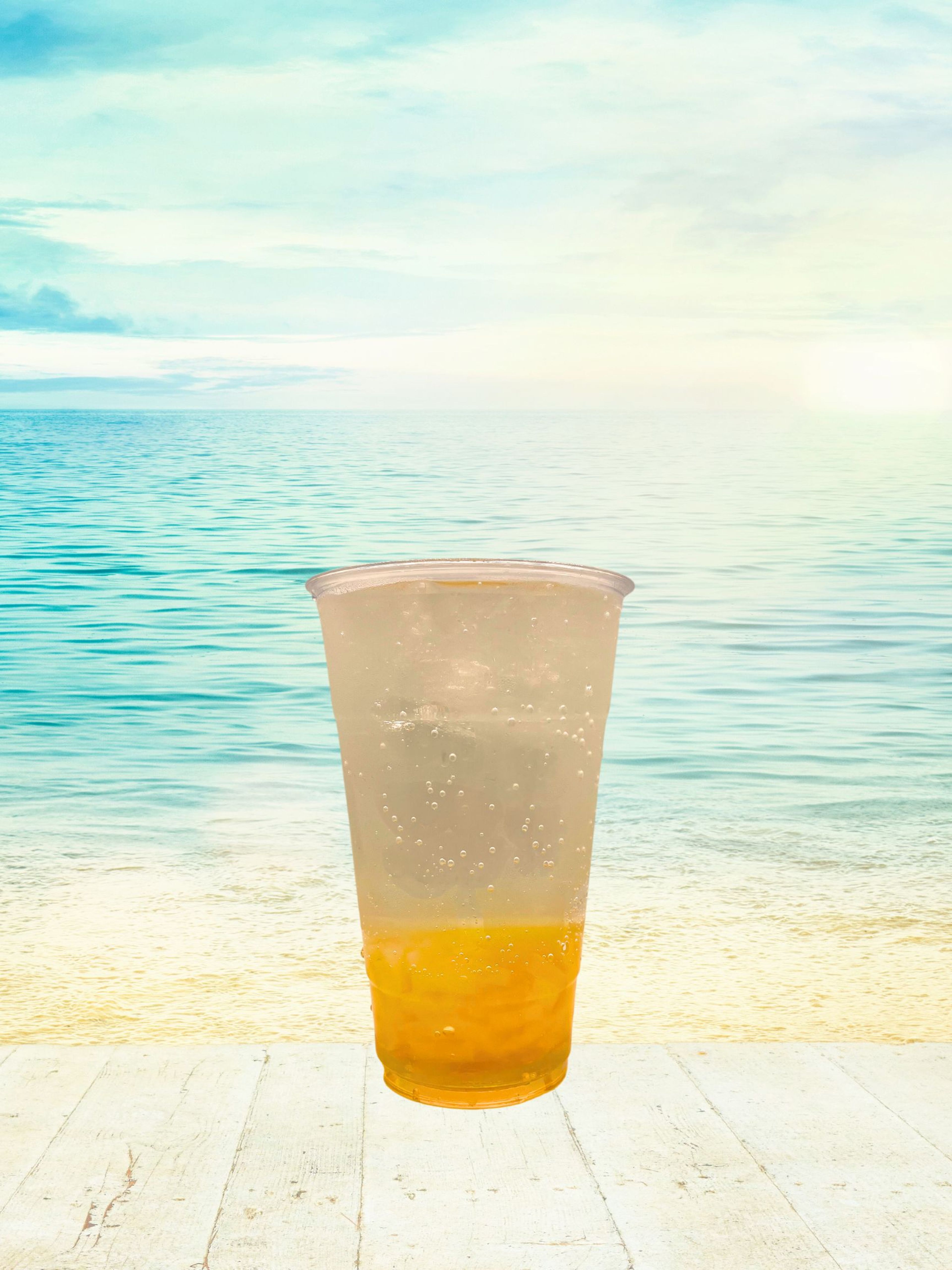 Mango Sparkling Drink.