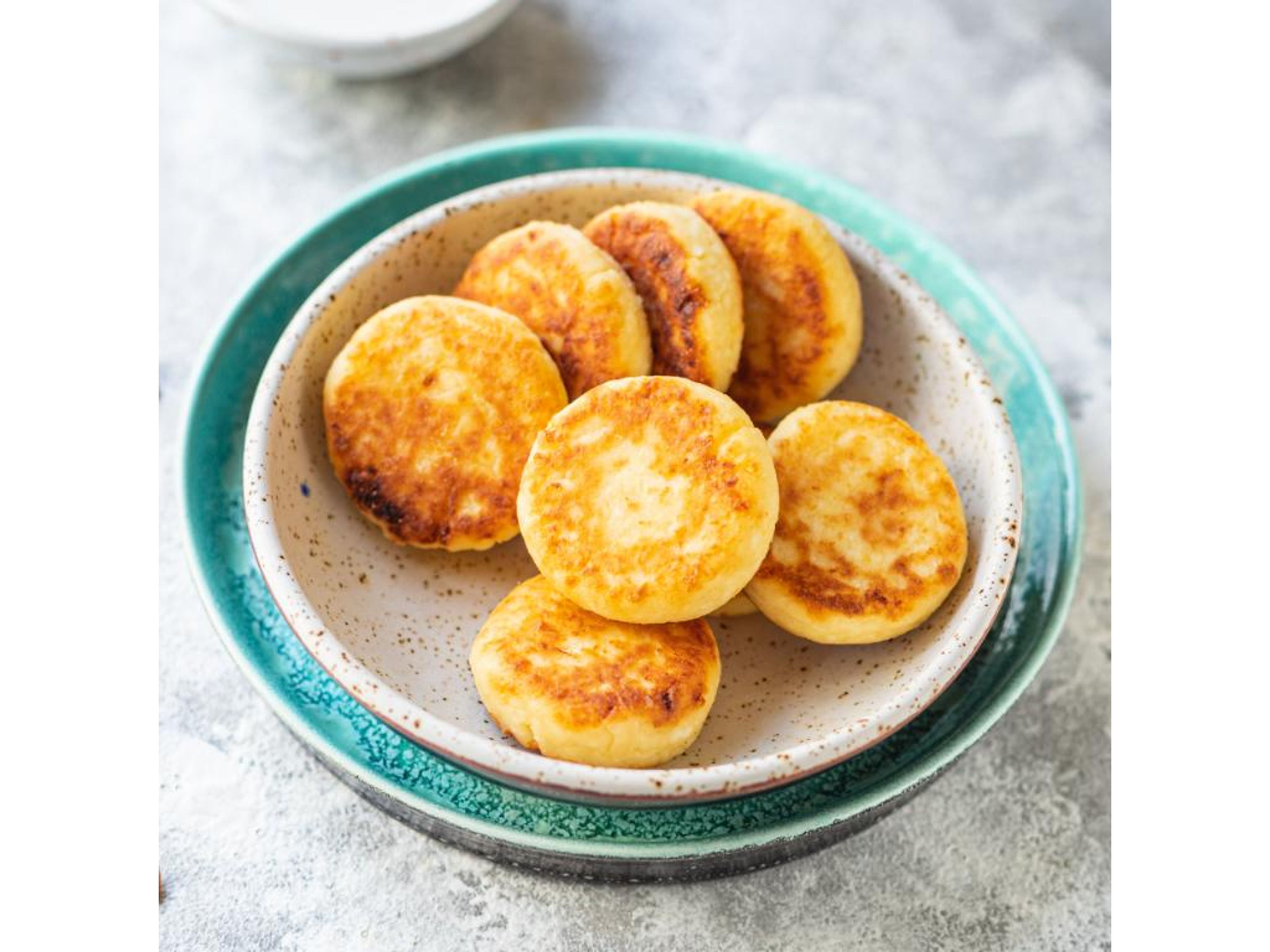 Silver Dollar Ricotta Pancakes.