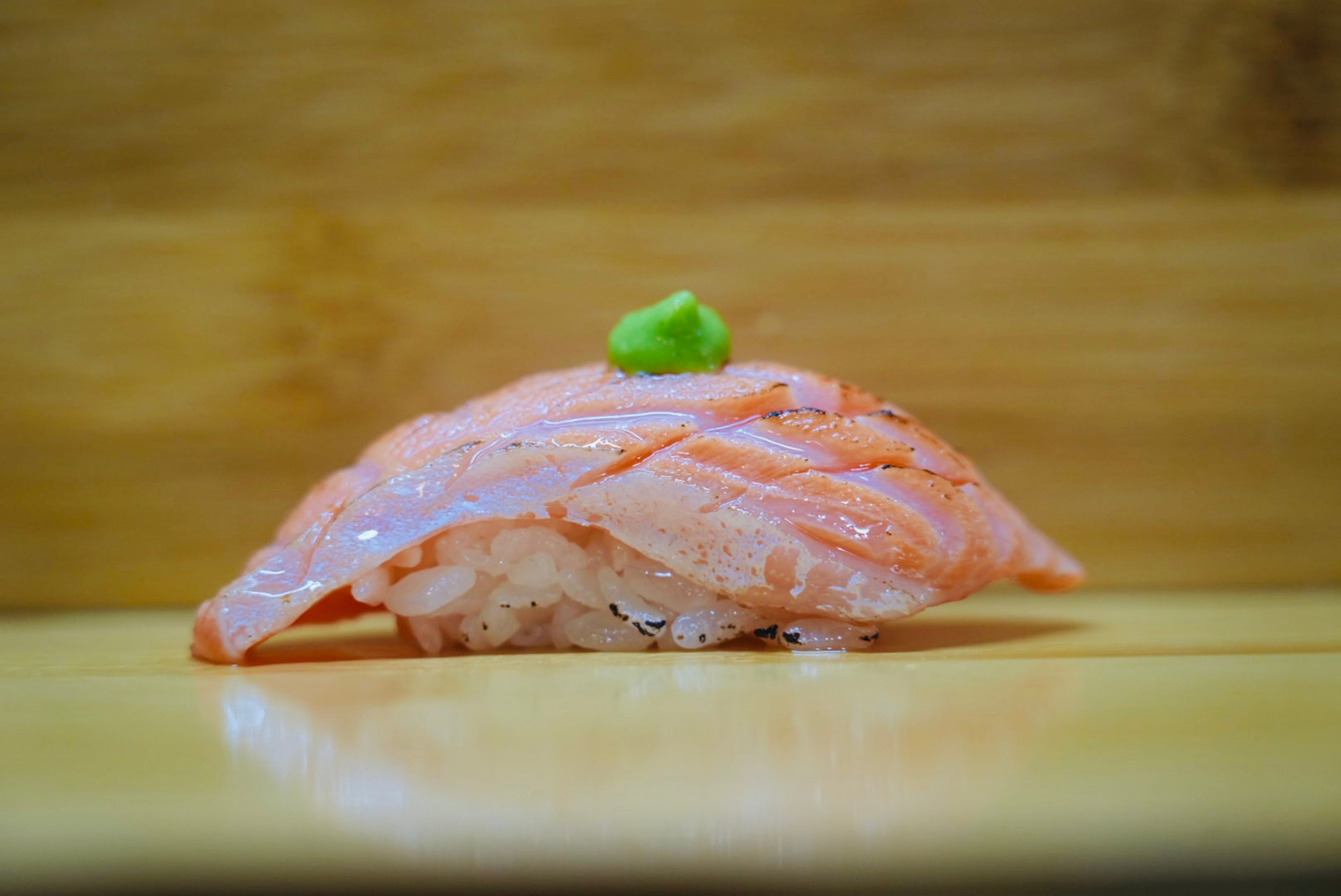 King Salmon Jalapeno Mousse Sushi.