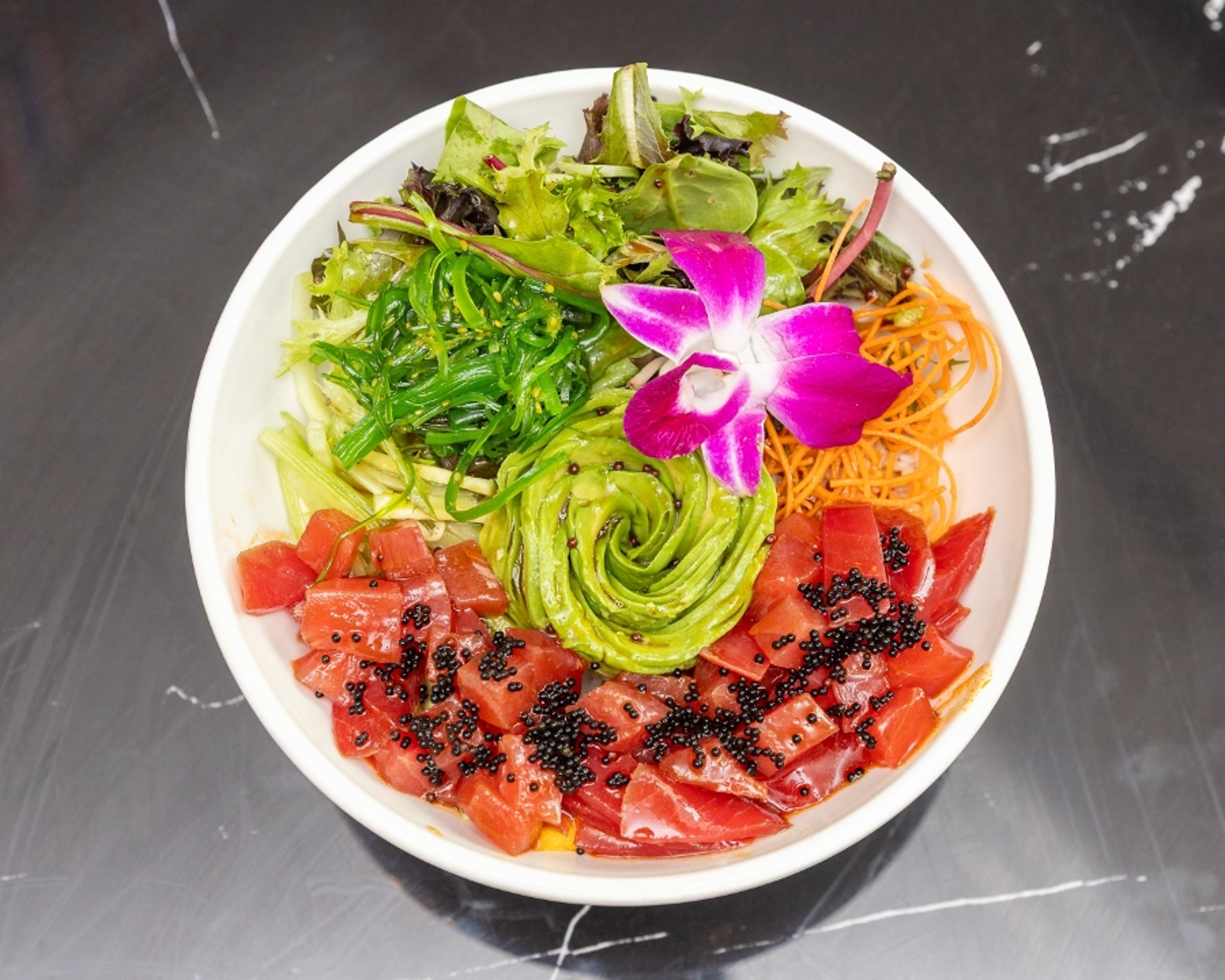 Salmon Poke Bowl.