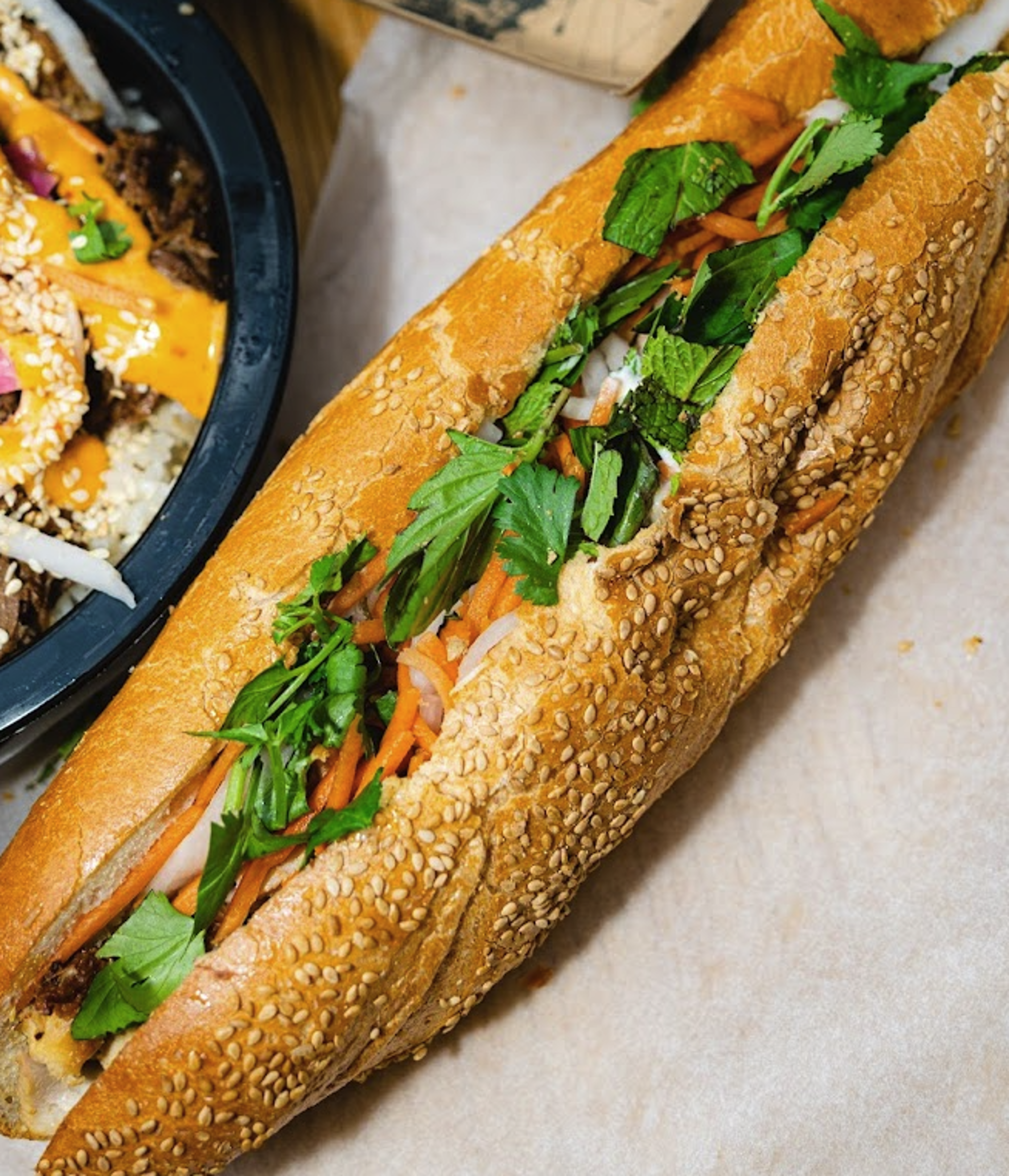 Gochujang Chicken Hoagie.