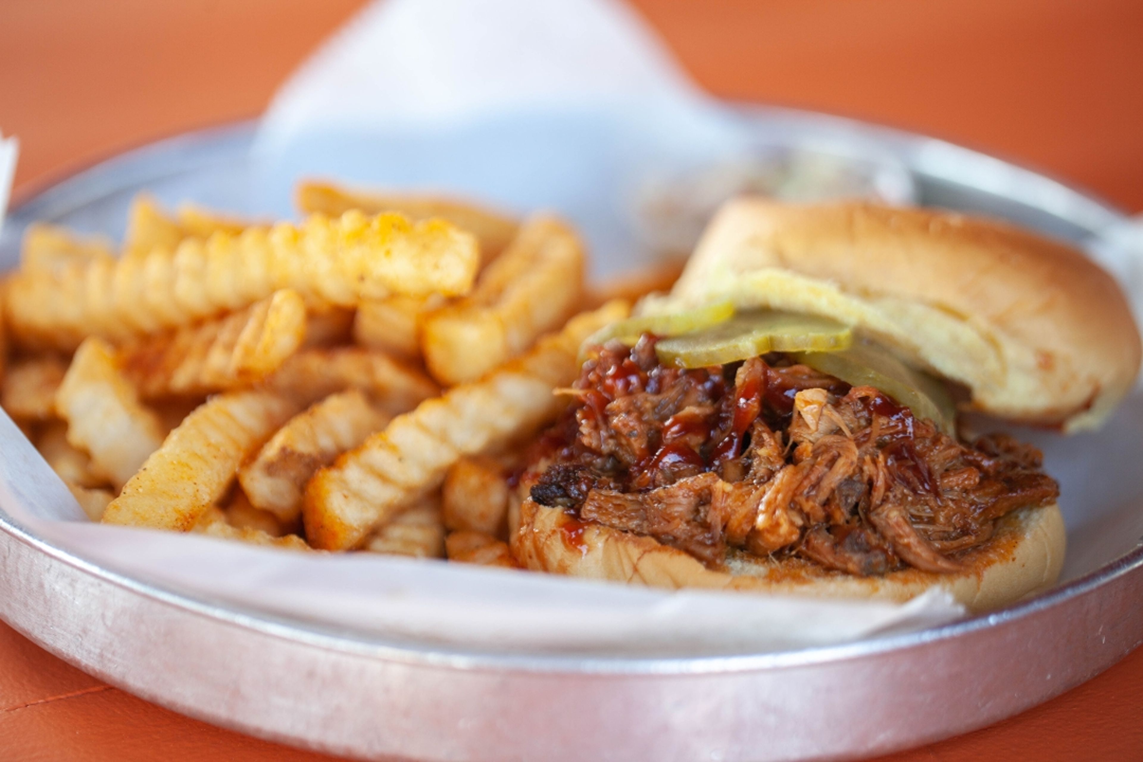 Pulled Pork Sandwich.