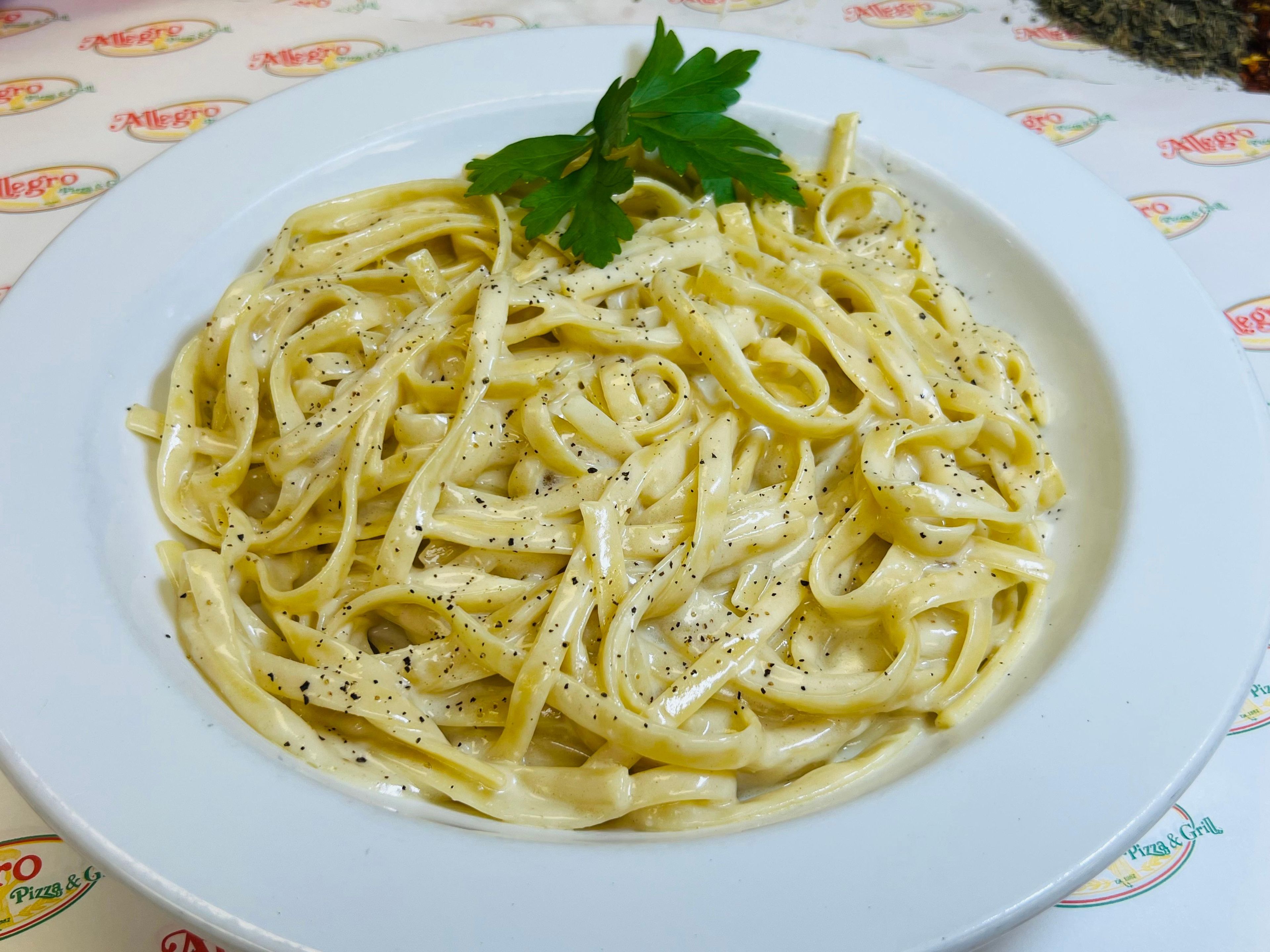Fettuccine Alfredo.