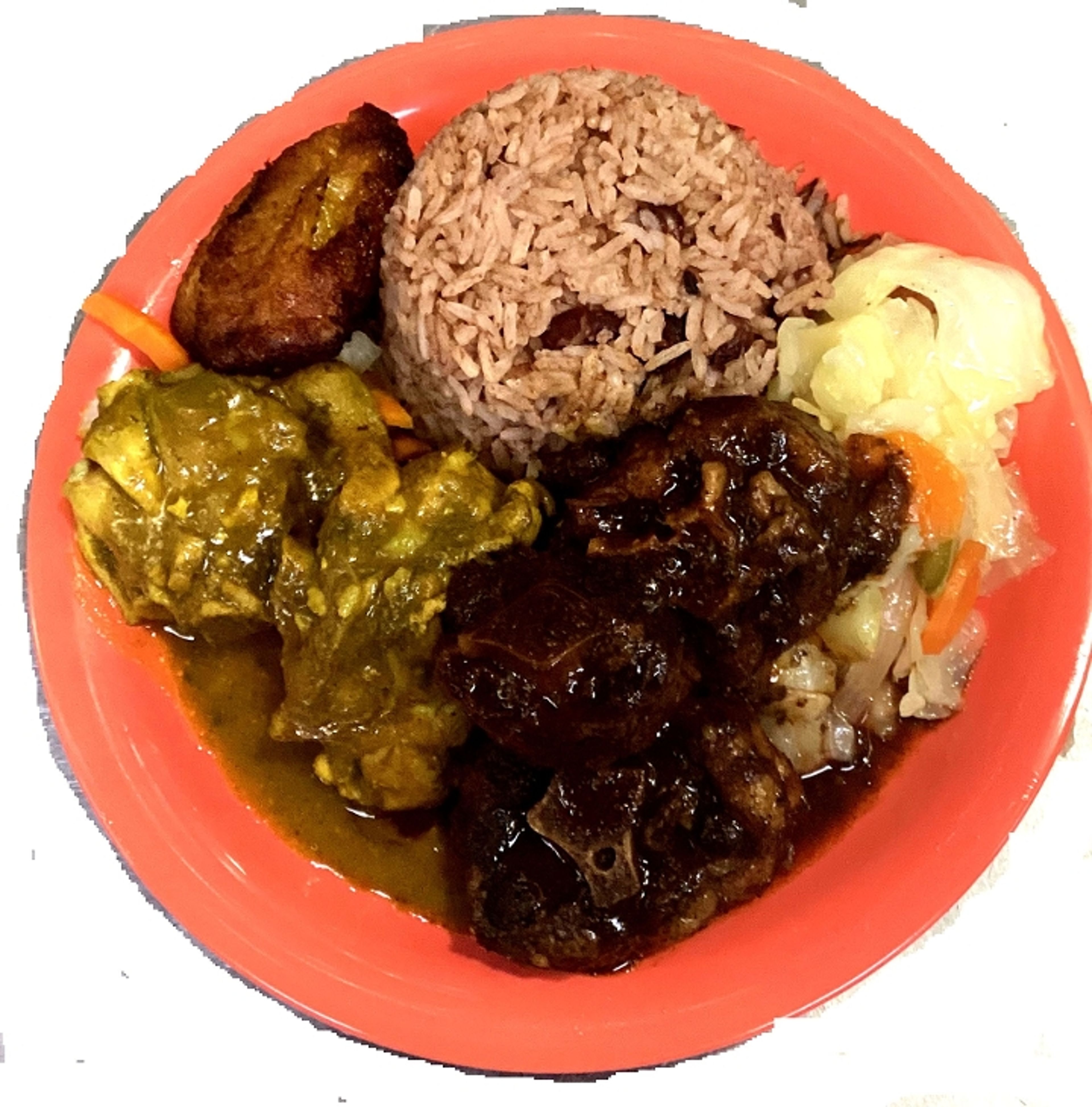 Oxtail & chicken.