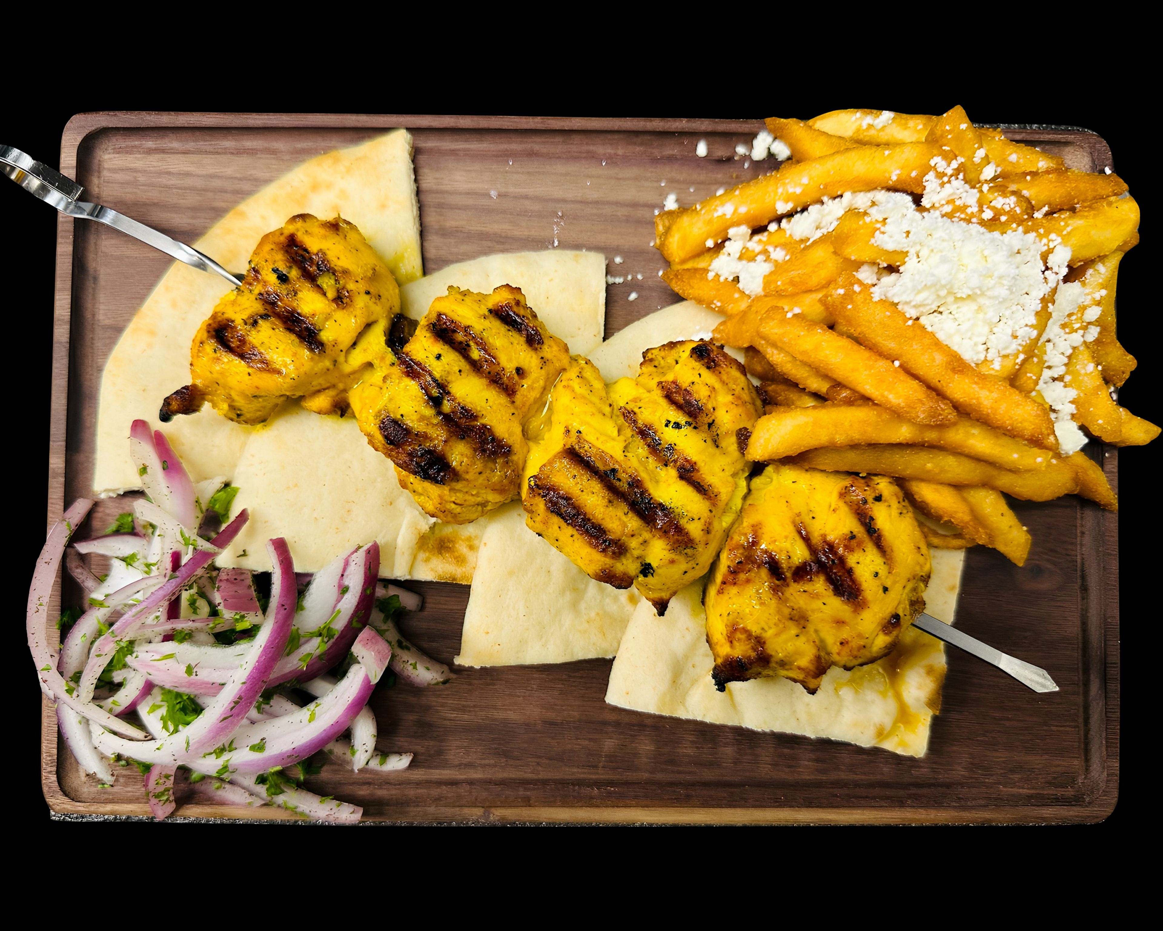 CHICKEN SOUVLAKI