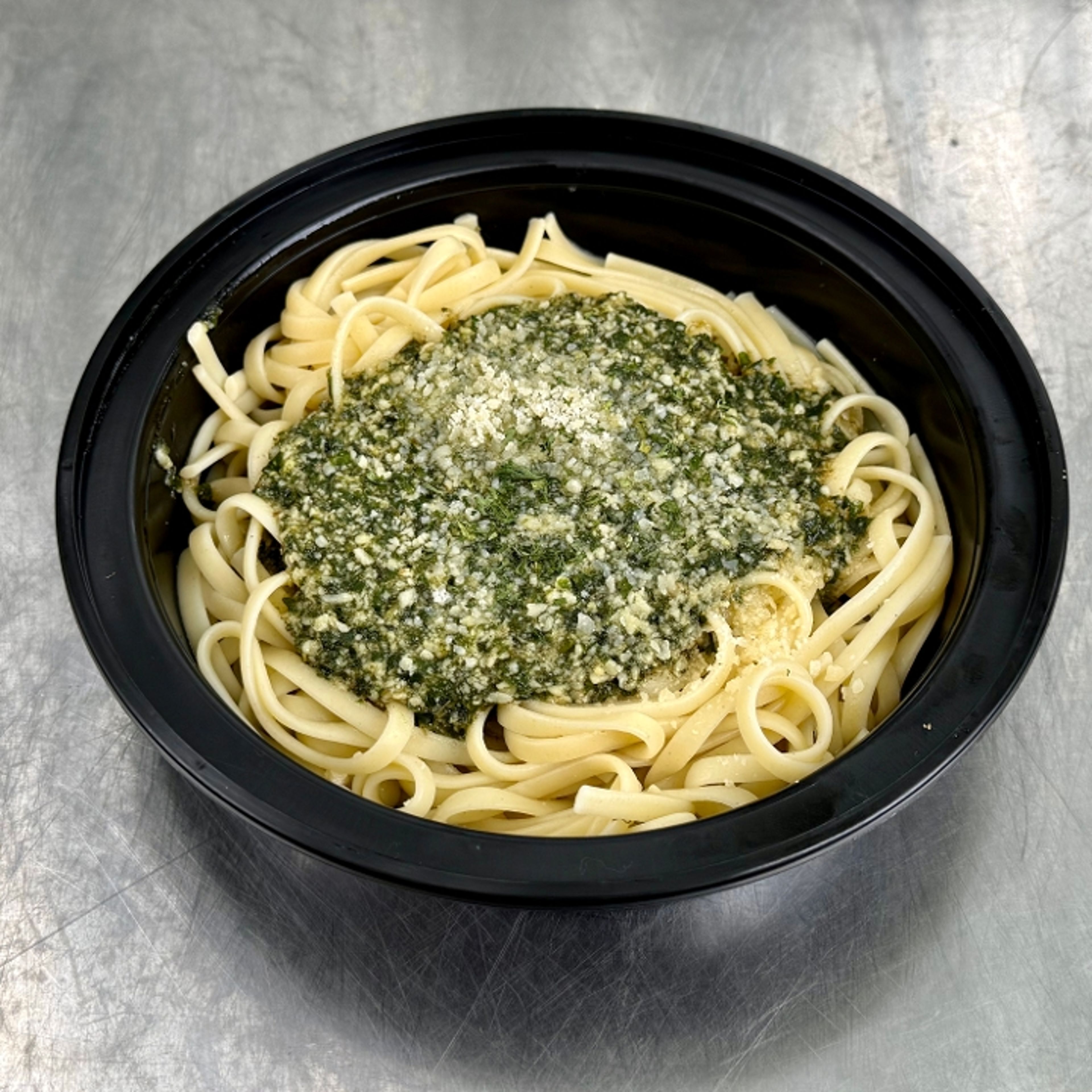Pasta with Pesto Genovese.