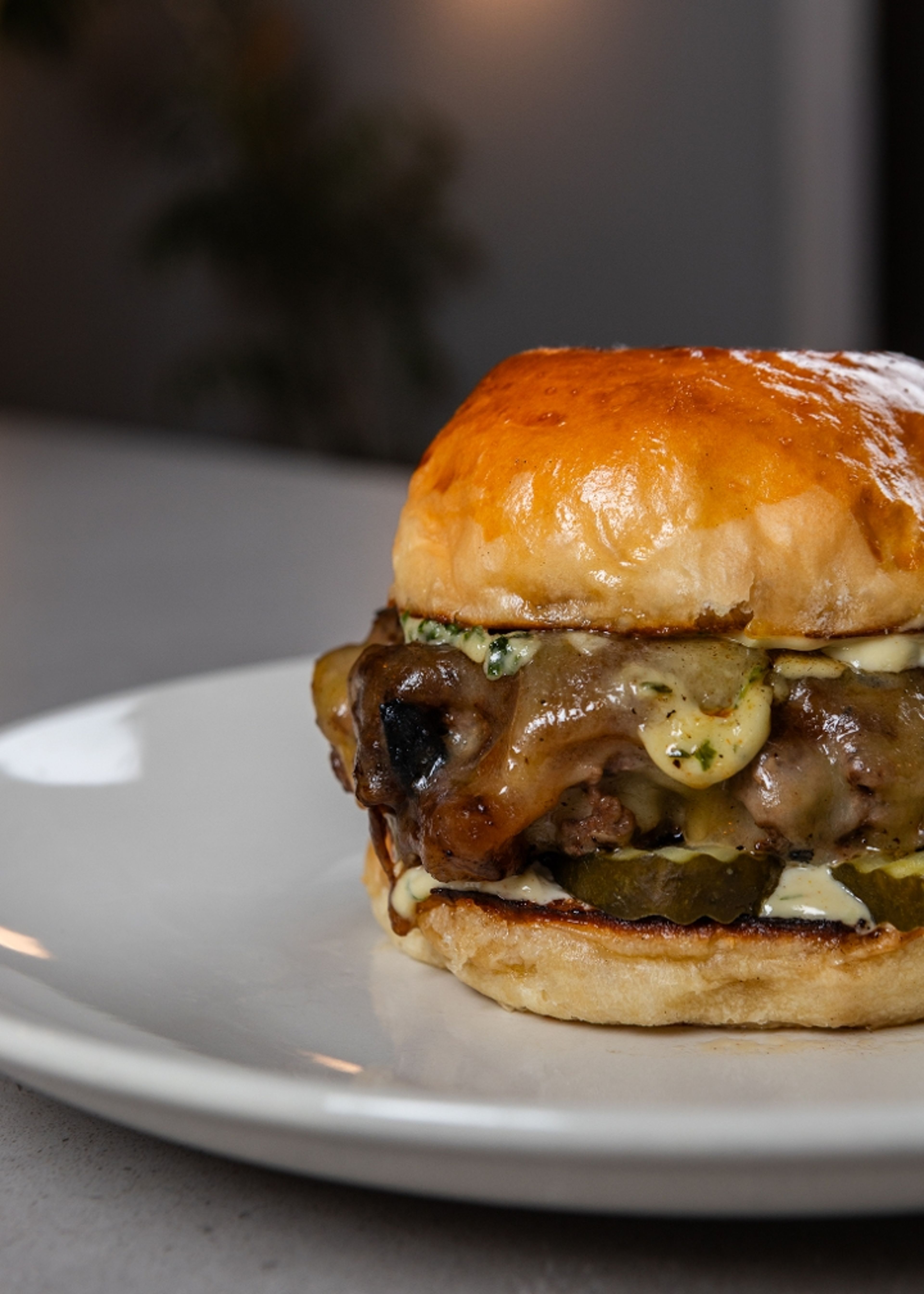 Grass-Fed Beef Burger.