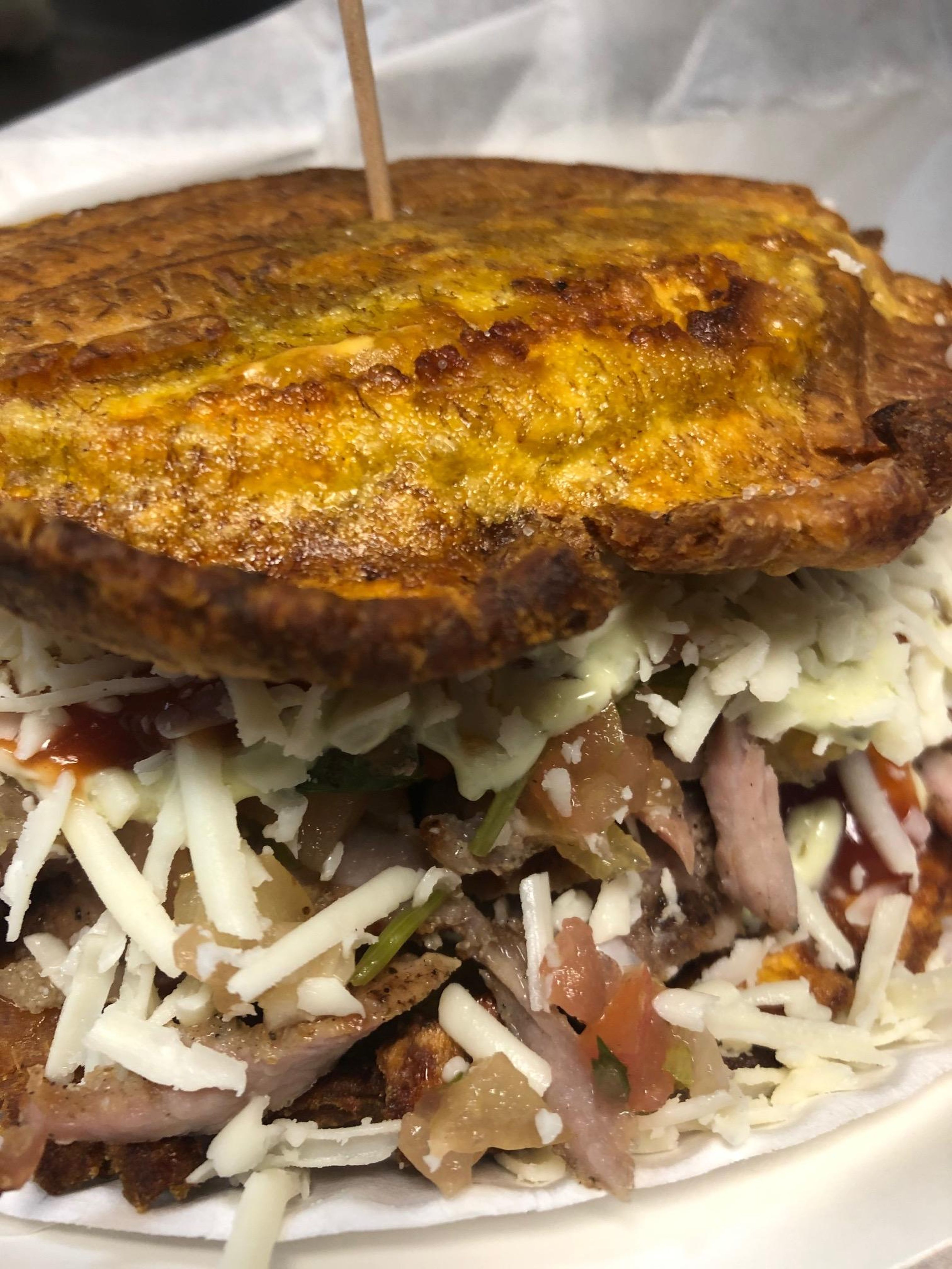 Patacon Pernil al Grill.