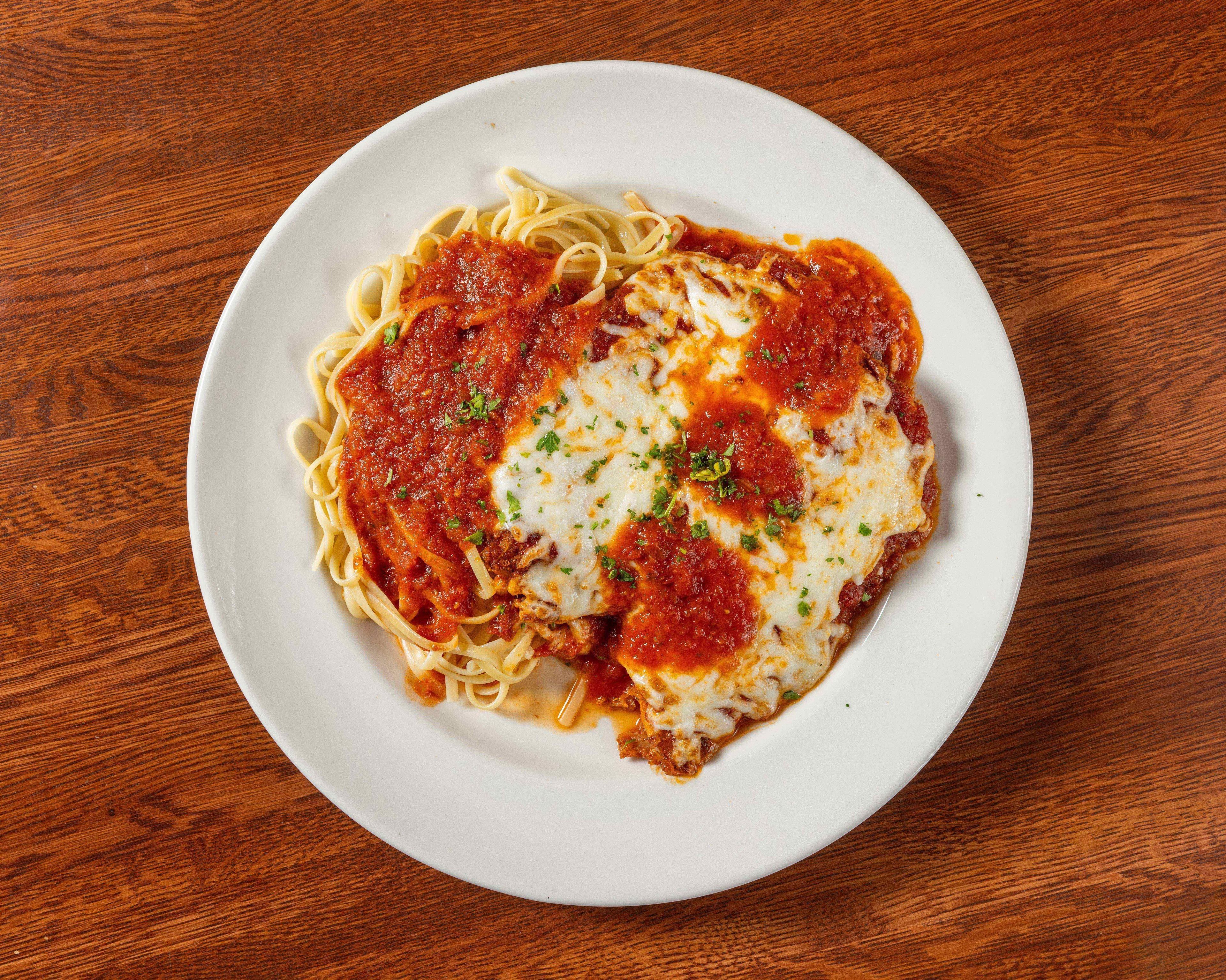 Chicken Parmigiana.