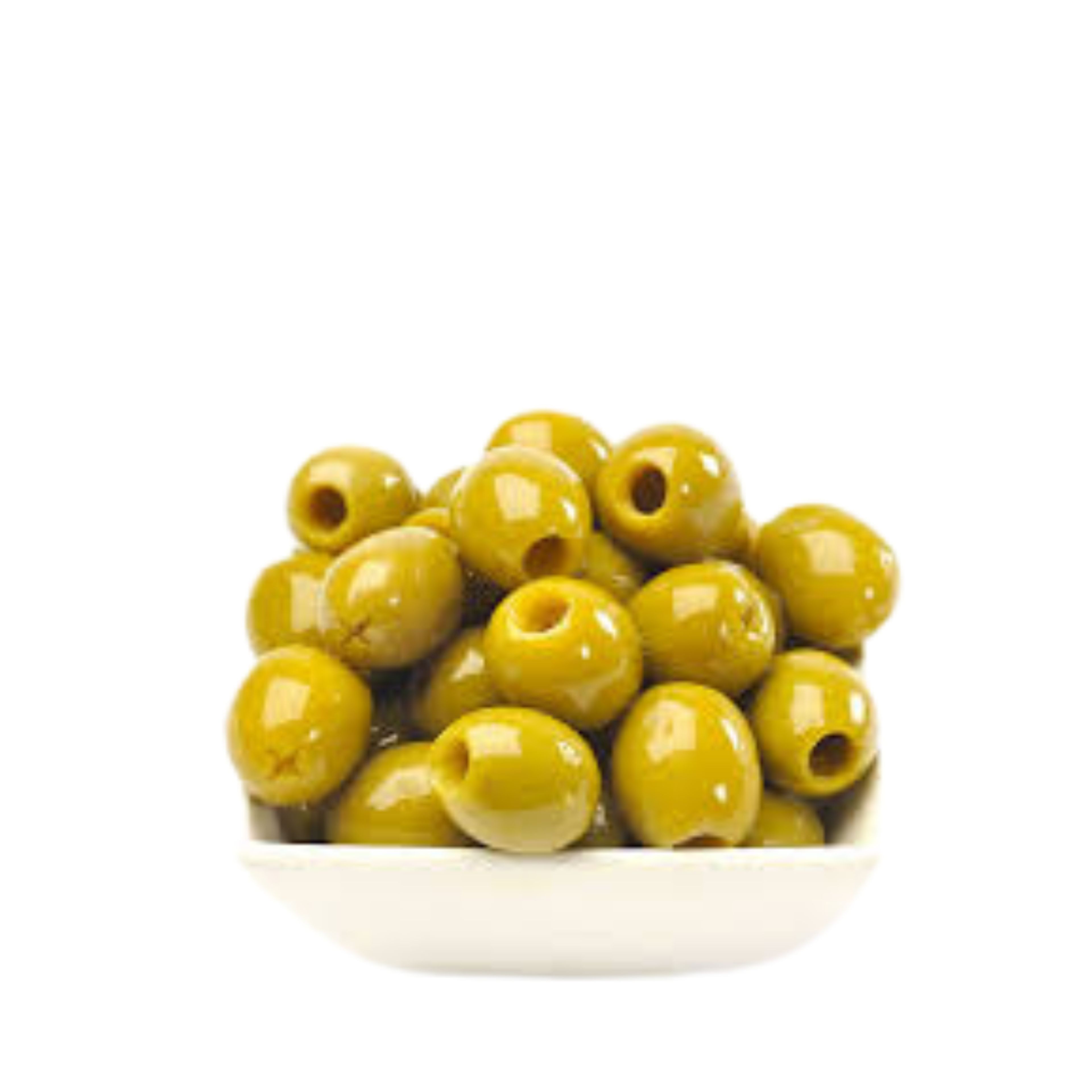 Pitted Green Olives.