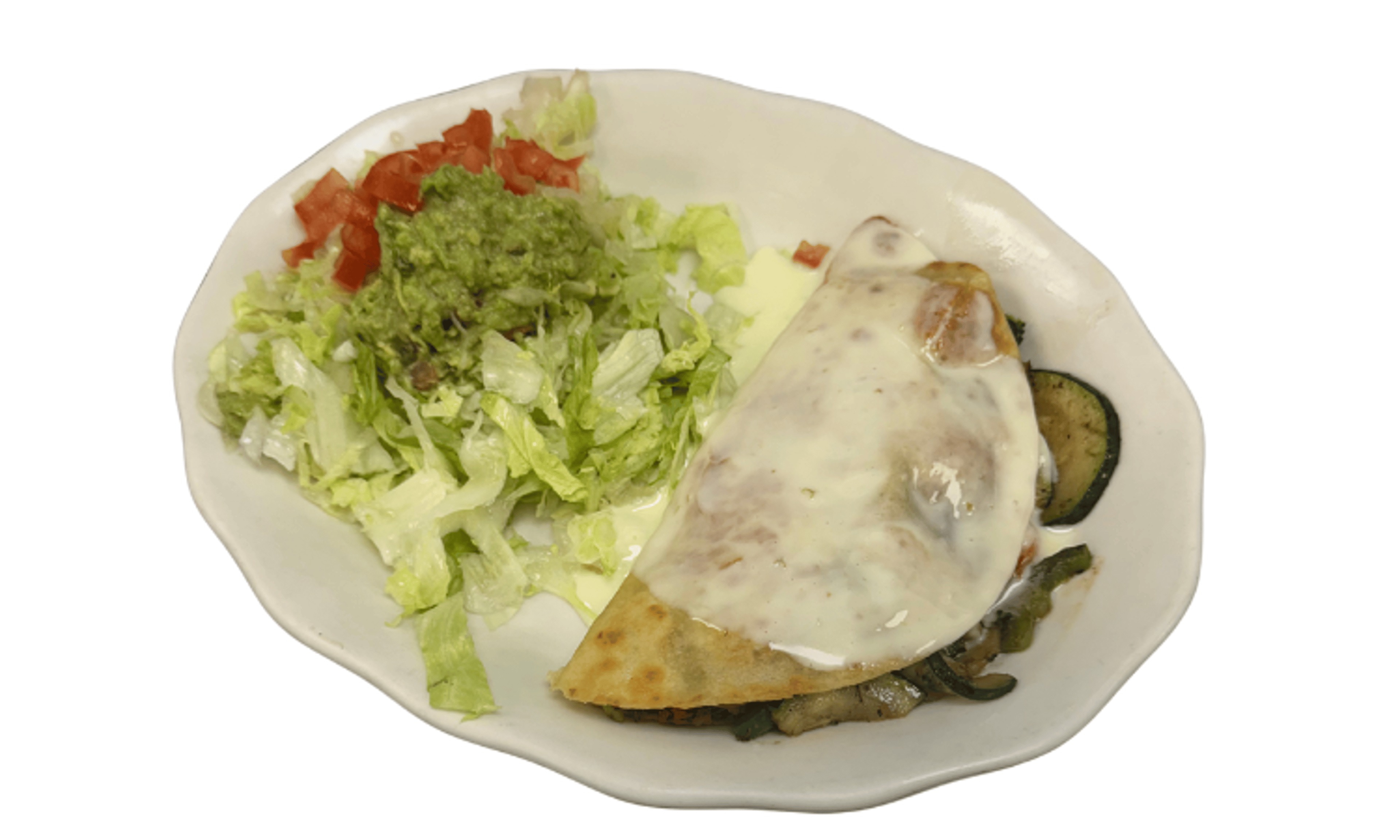 Vegeterian Quesadilla Dinner.