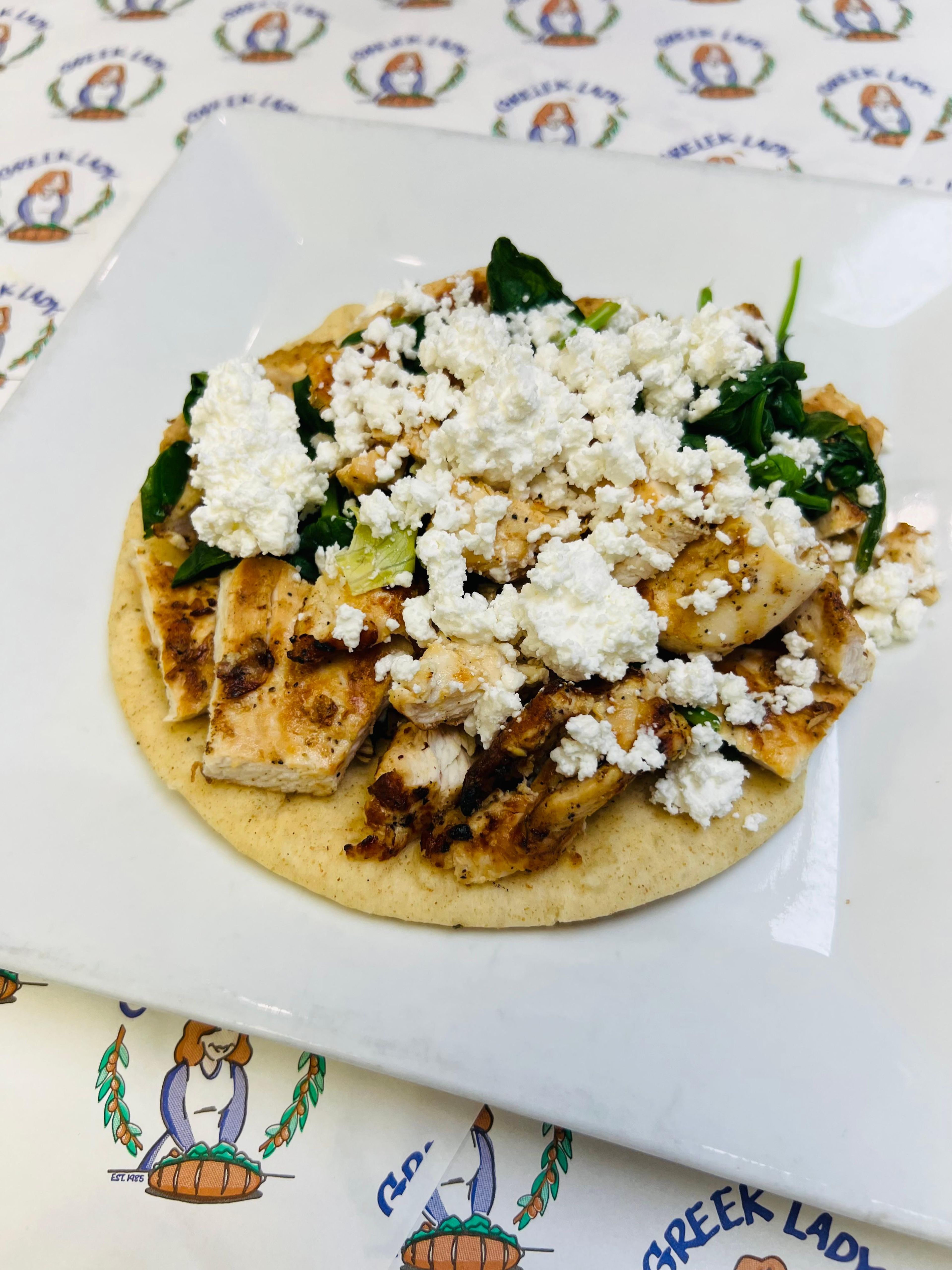 Grilled Chicken Spinach & Feta.