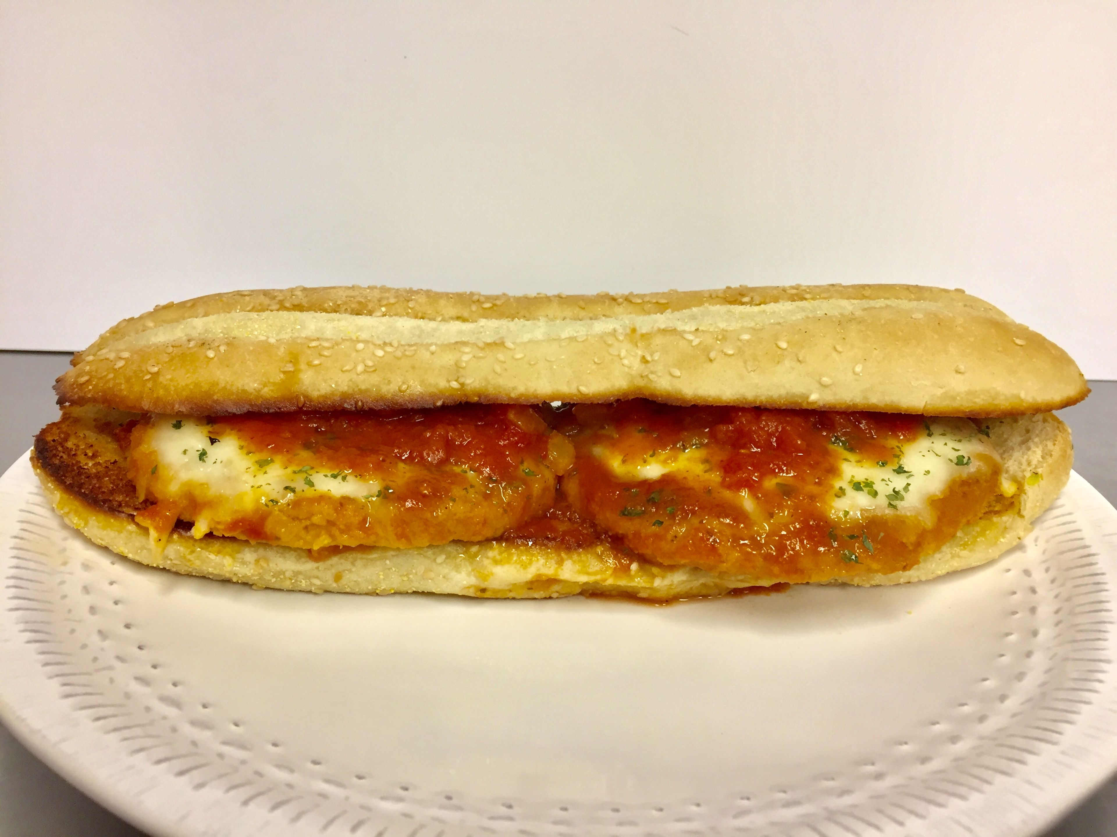 Chicken Parmesan Hoagie.