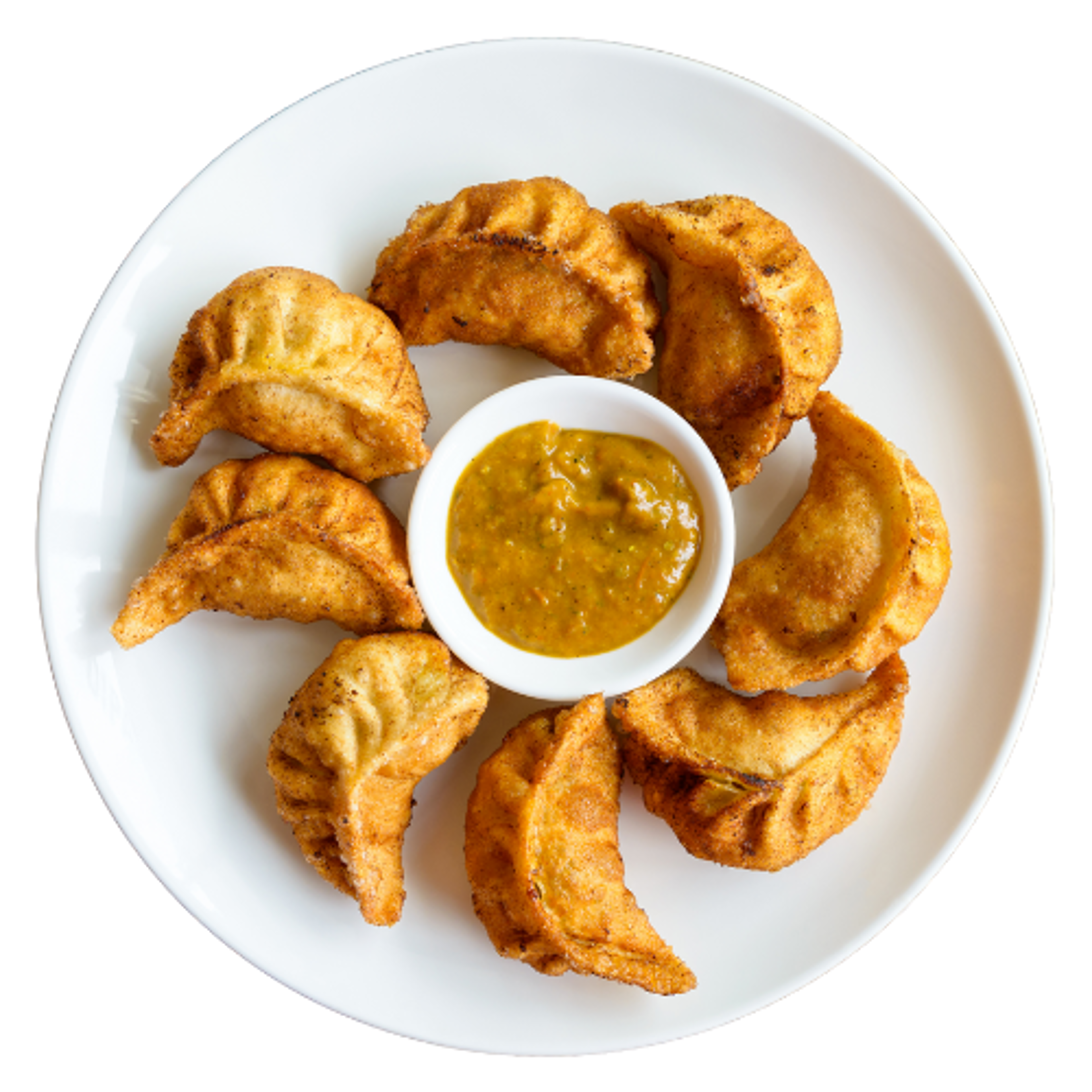 Fried Veggie Momos.