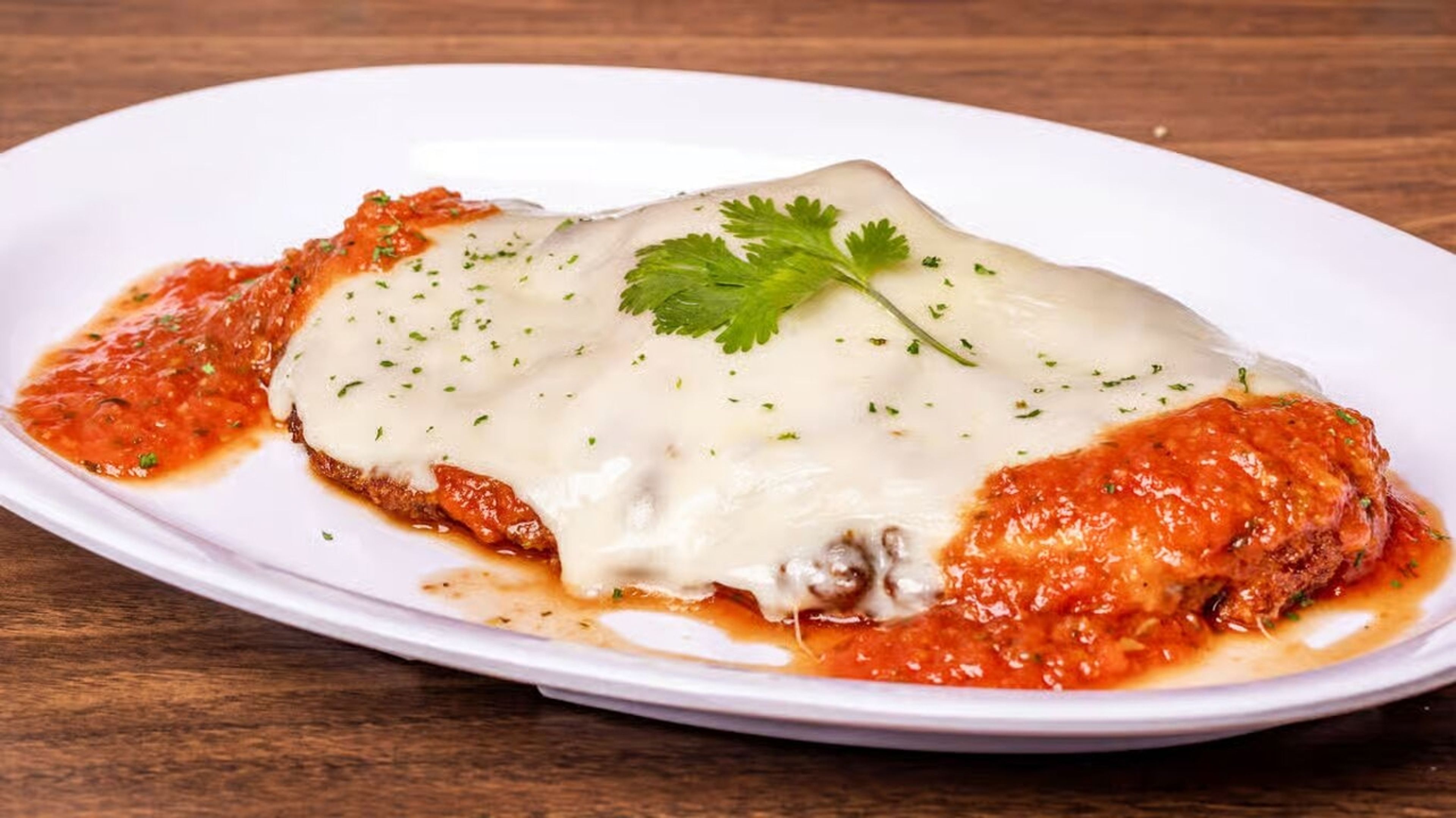 Chicken Parmigiana.
