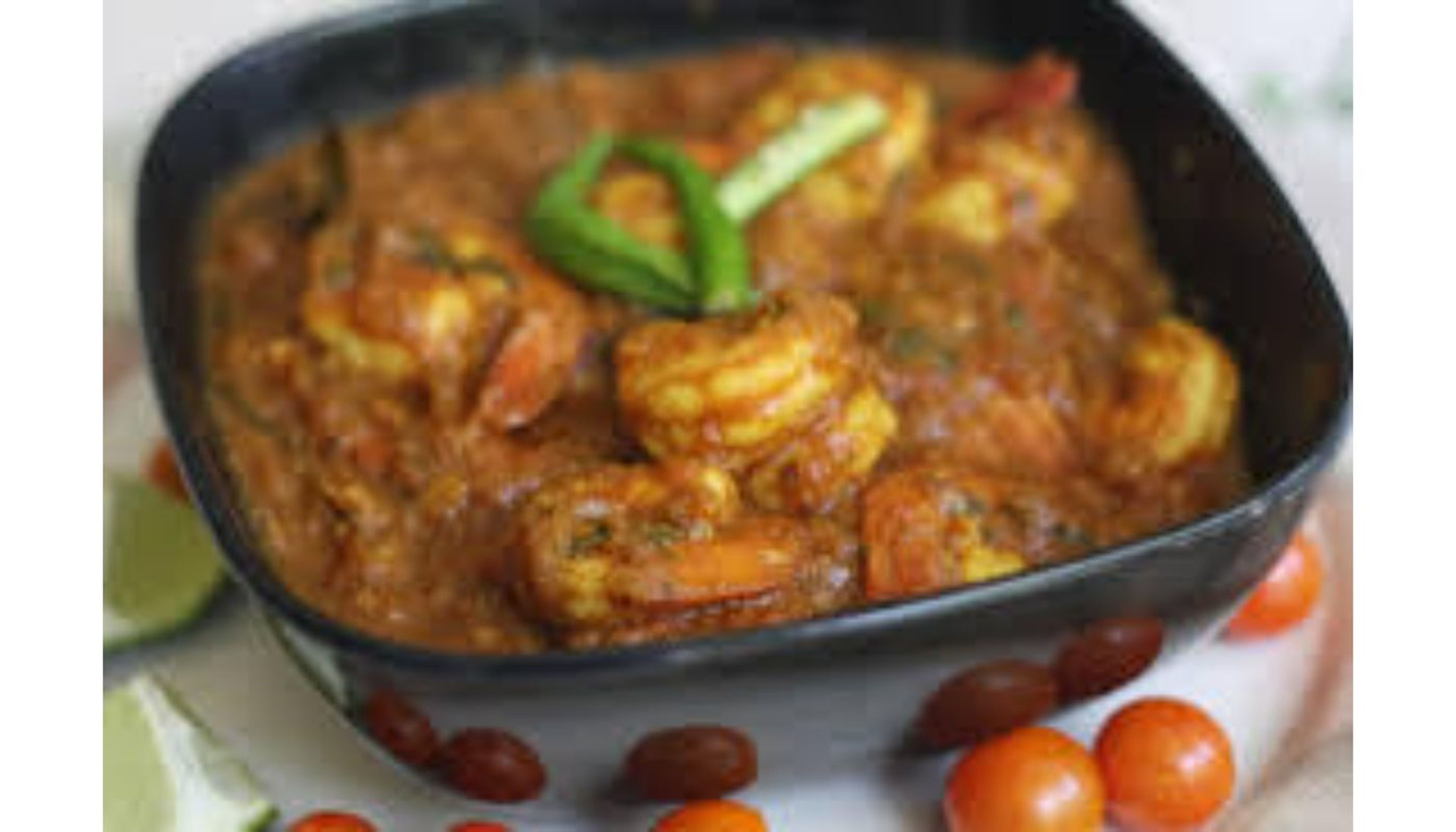 Shrimp Vindaloo (HOT).
