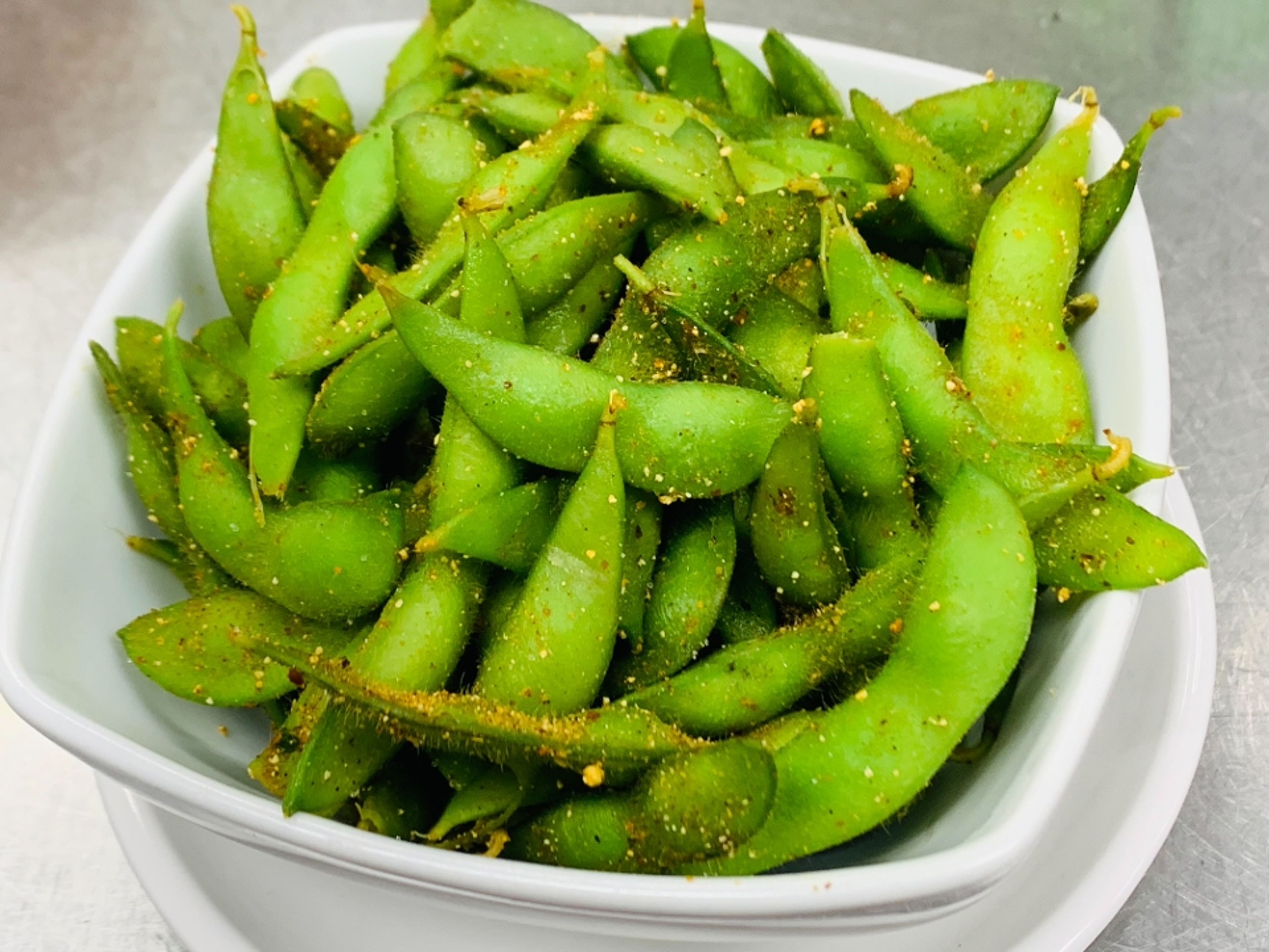 Spicy Edamame.