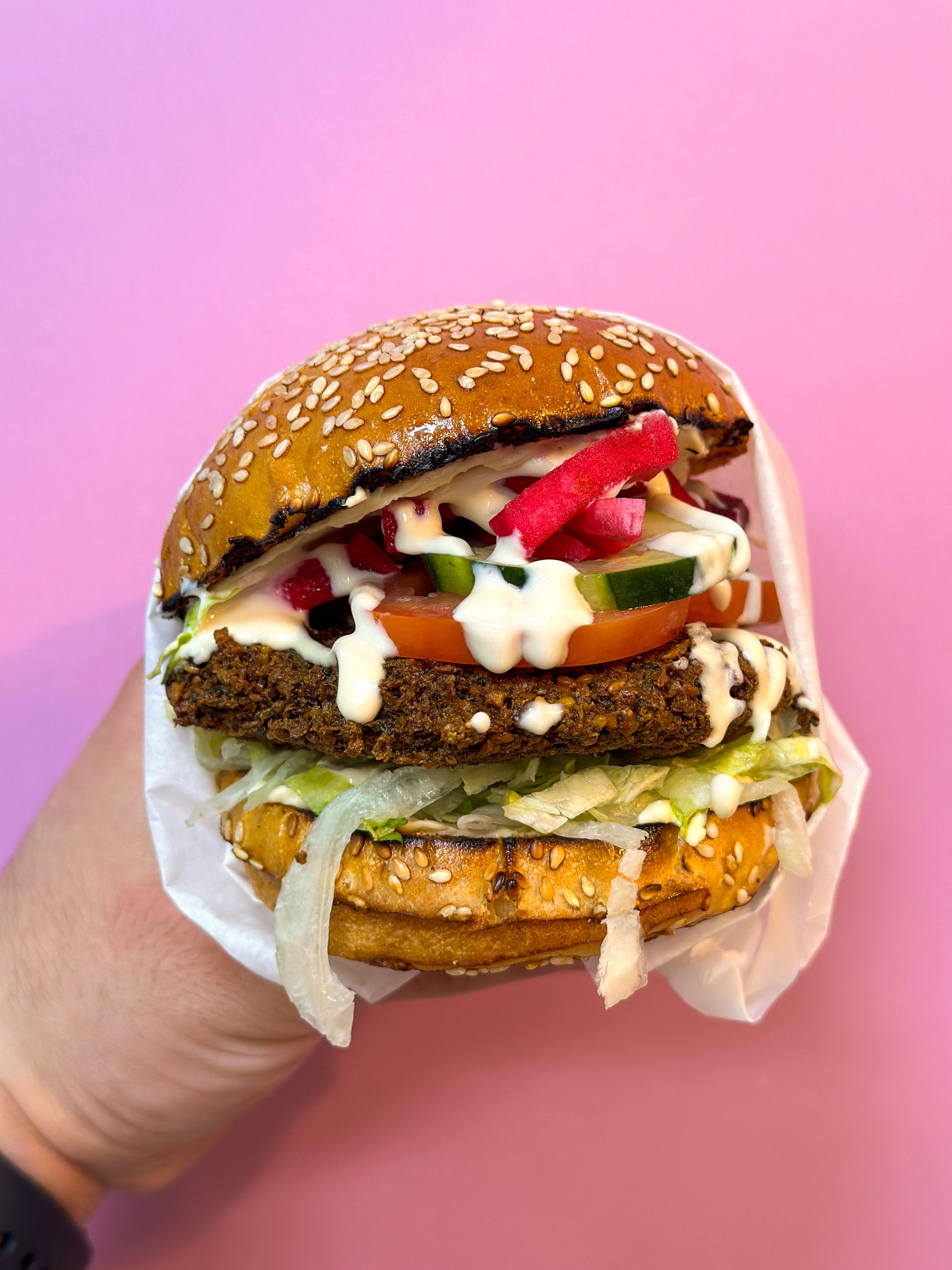 Falafel Burger.