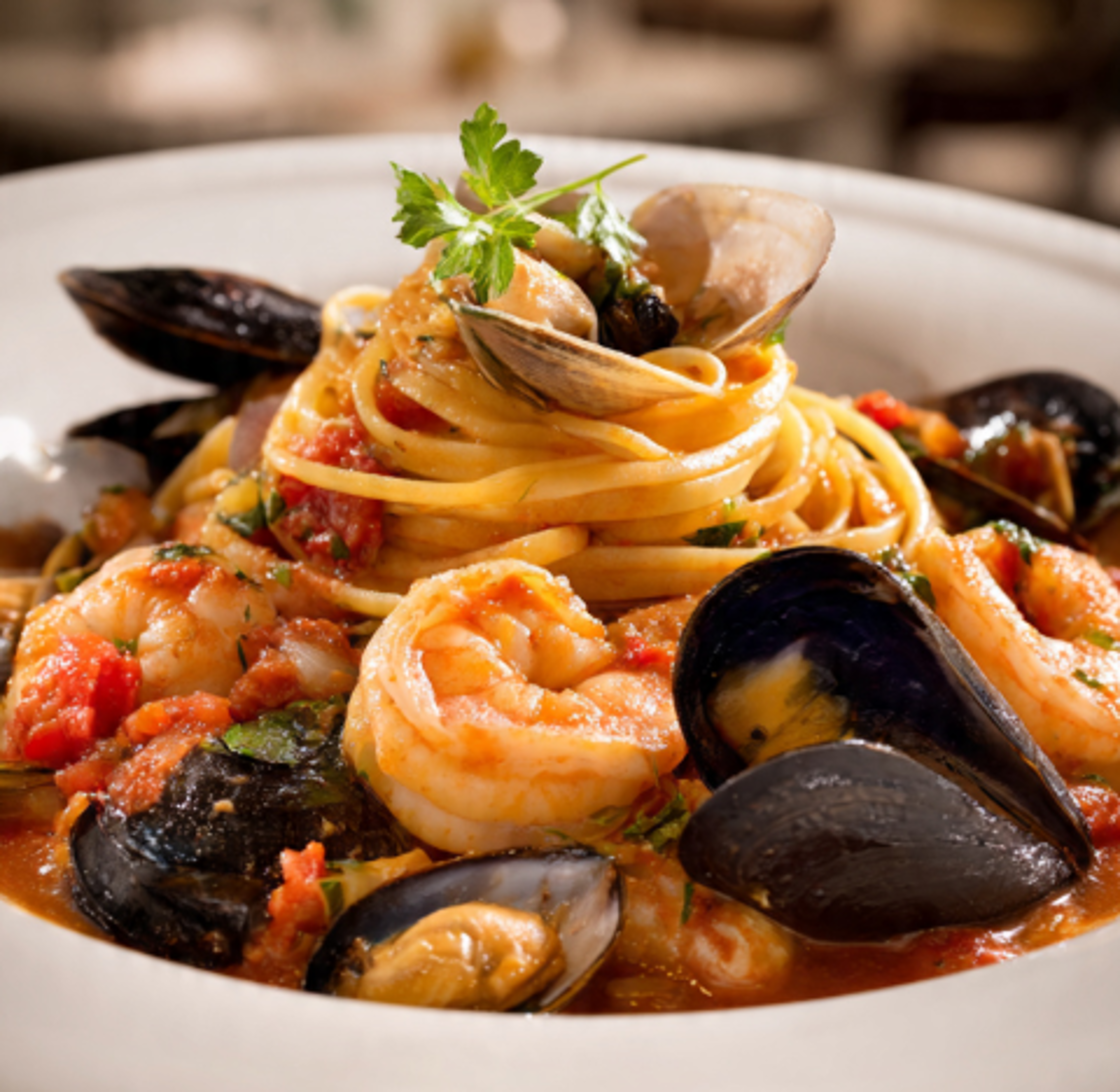 Seafood Pomodoro (NEW Item).