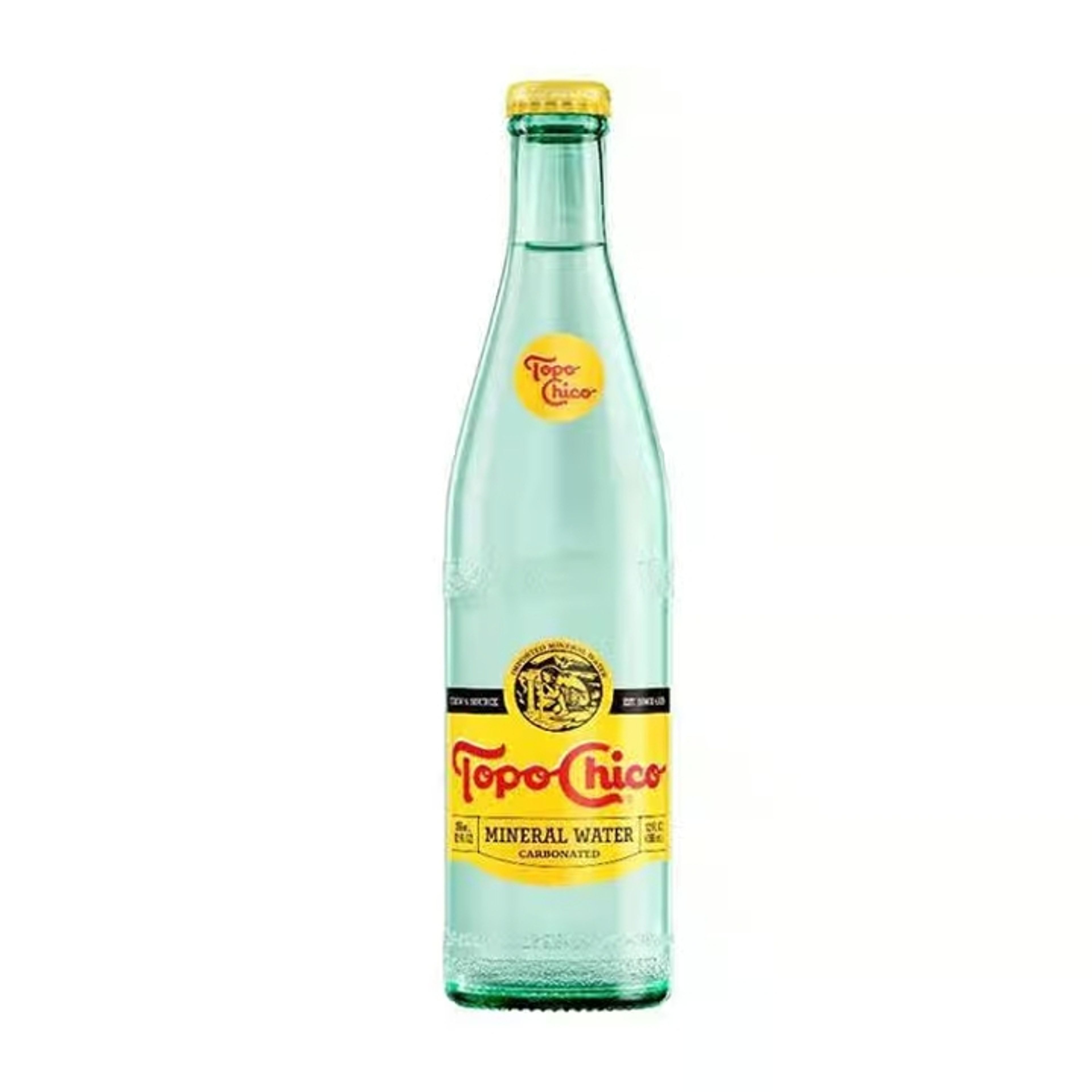 Topo Chico- Tangerine sparkling water.