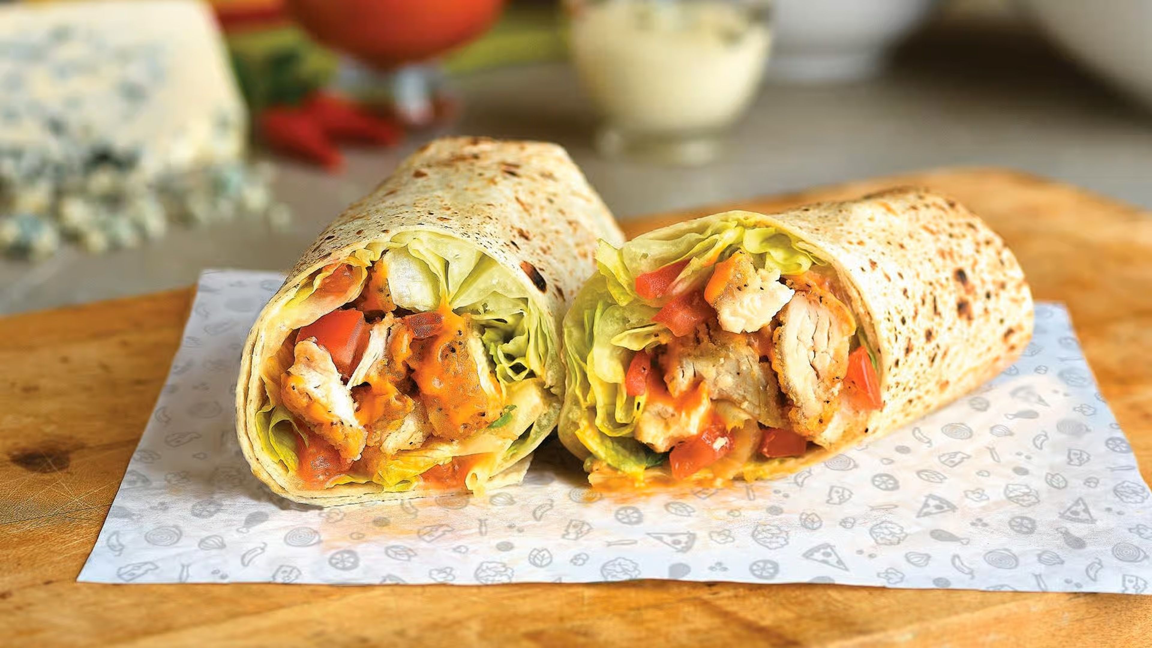 Buffalo Crispy Chicken Wrap.