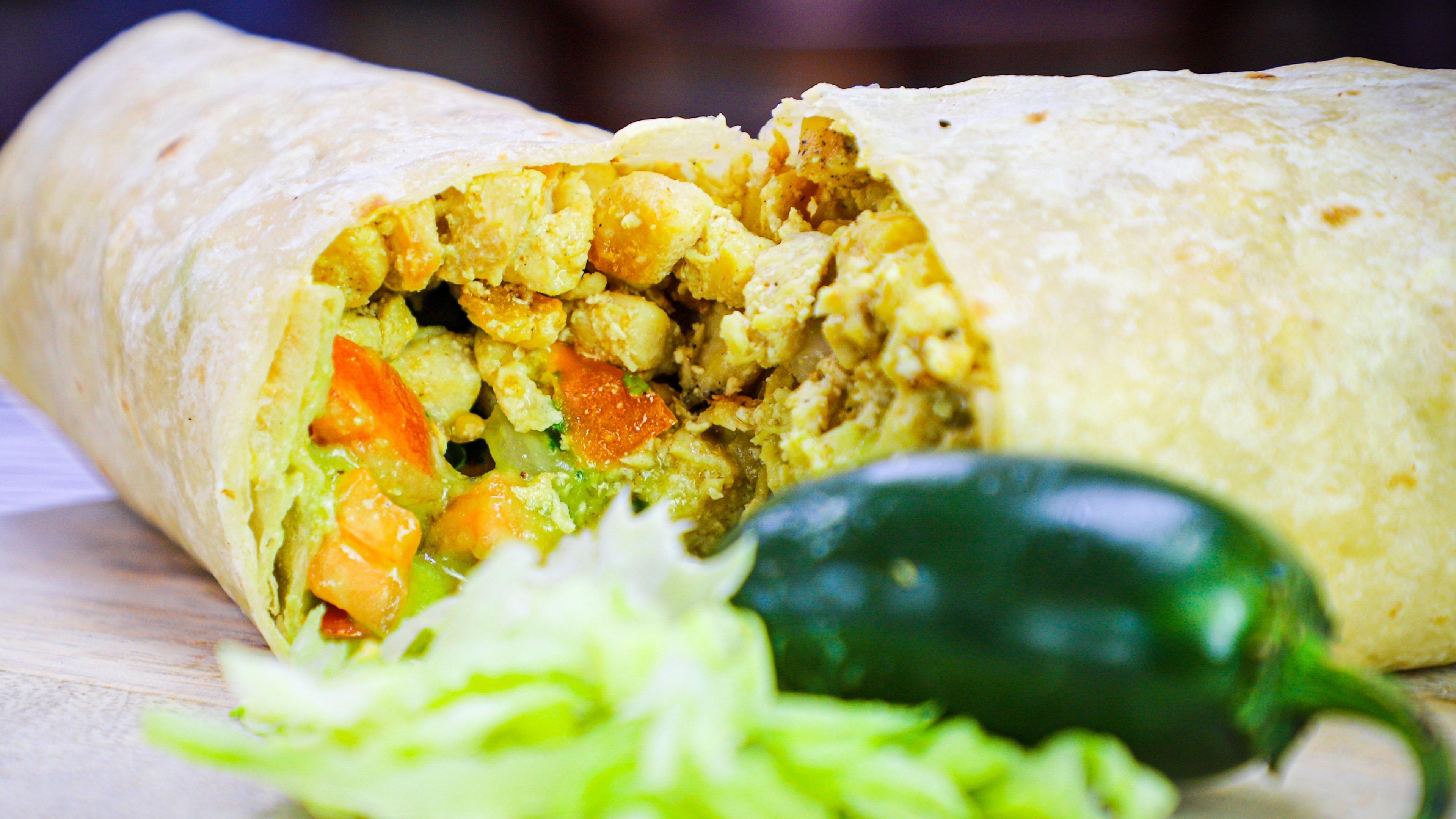 Pollo Asada Burrito.