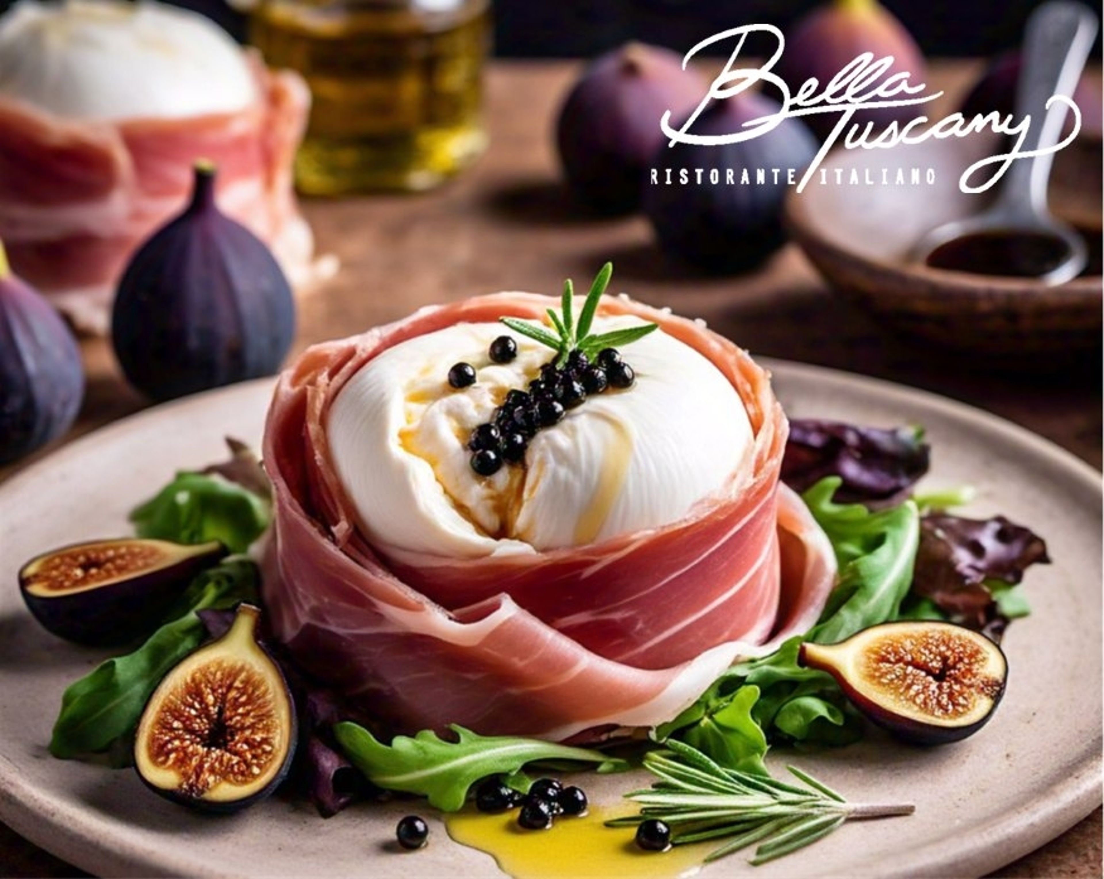 Burrata and Prosciutto (Premium).