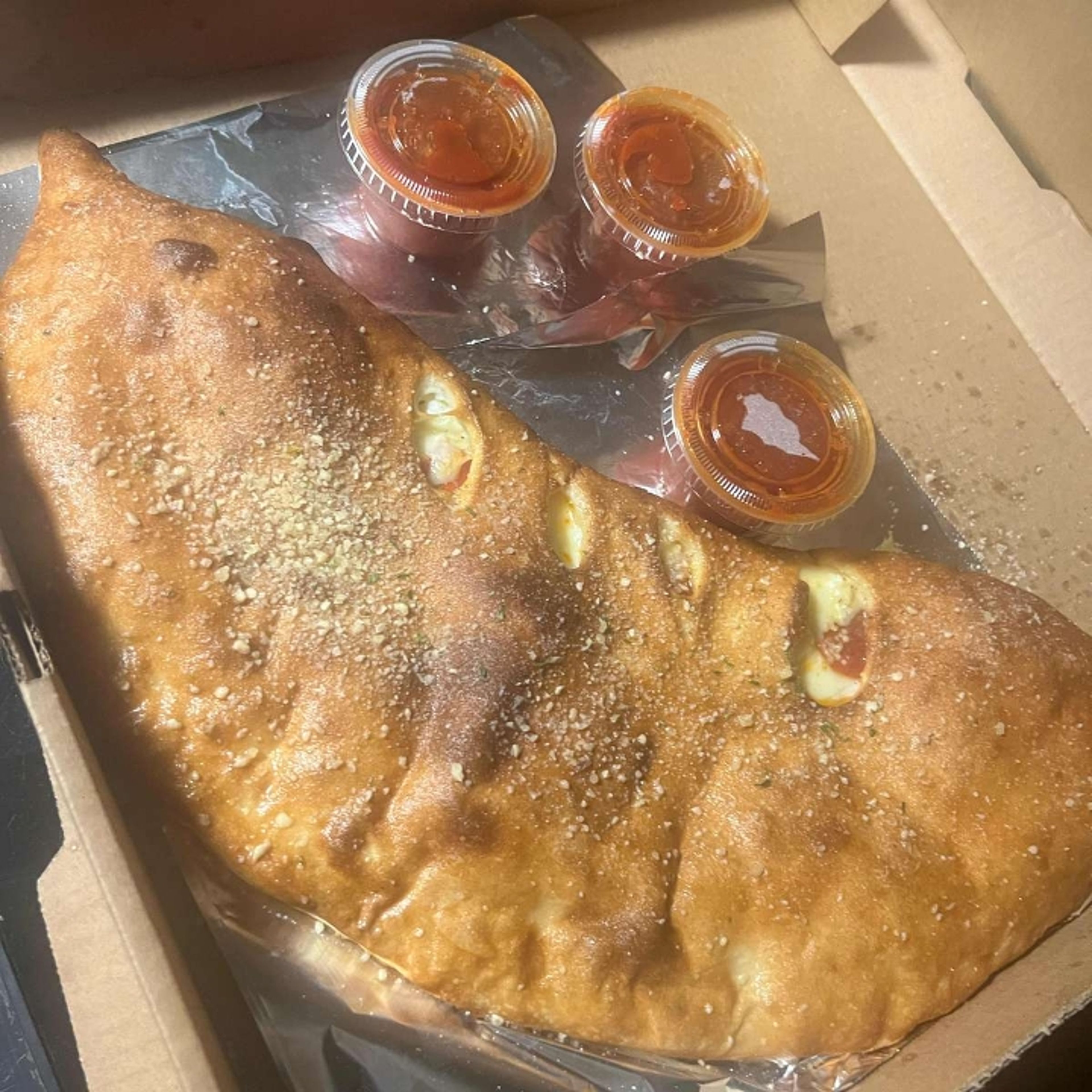 Cheesesteak Calzone - Large.