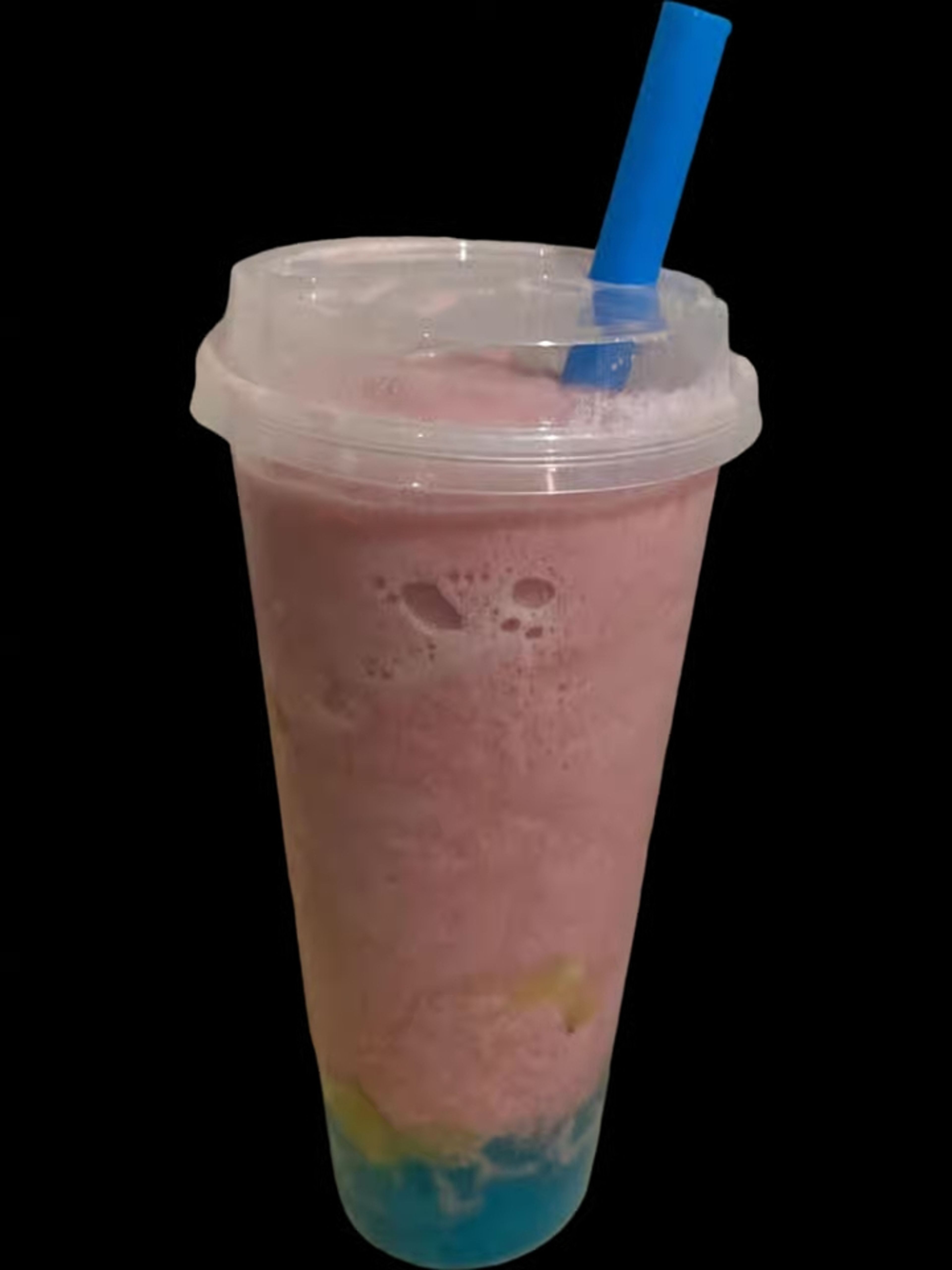 Strawberry Lava Slushie.