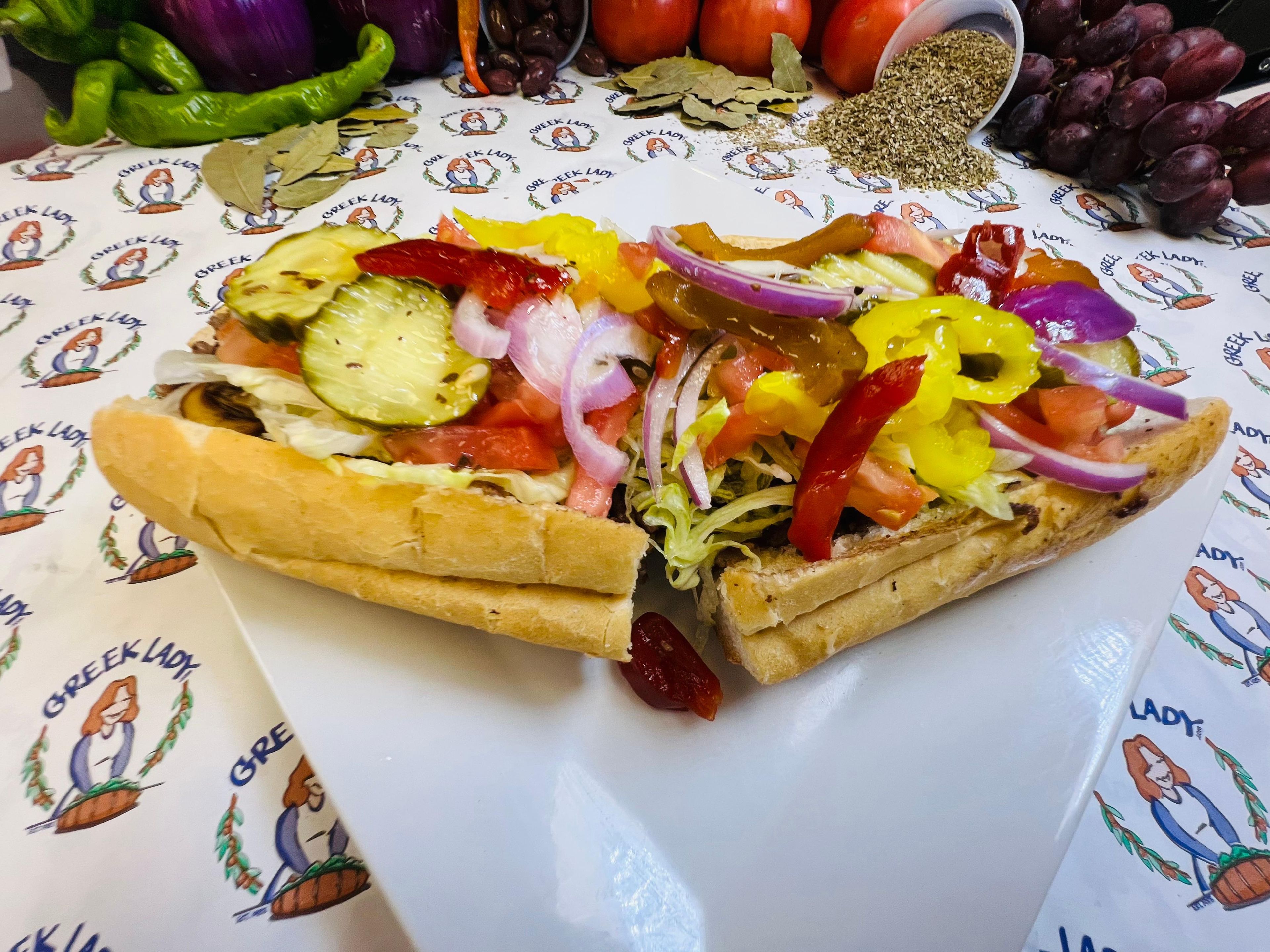 Vegetable Hoagie.