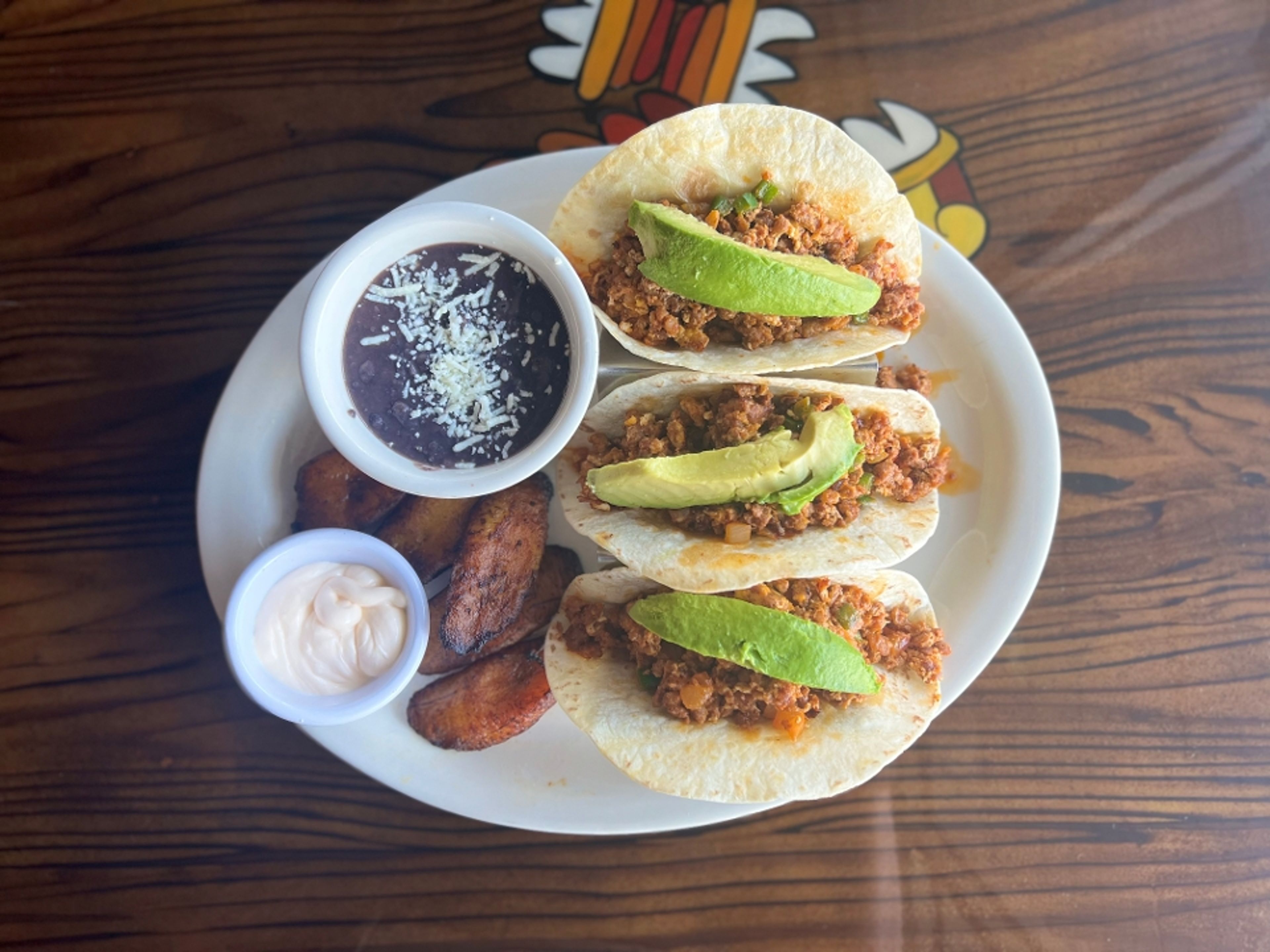 Huevos Con Chorizo Tacos.