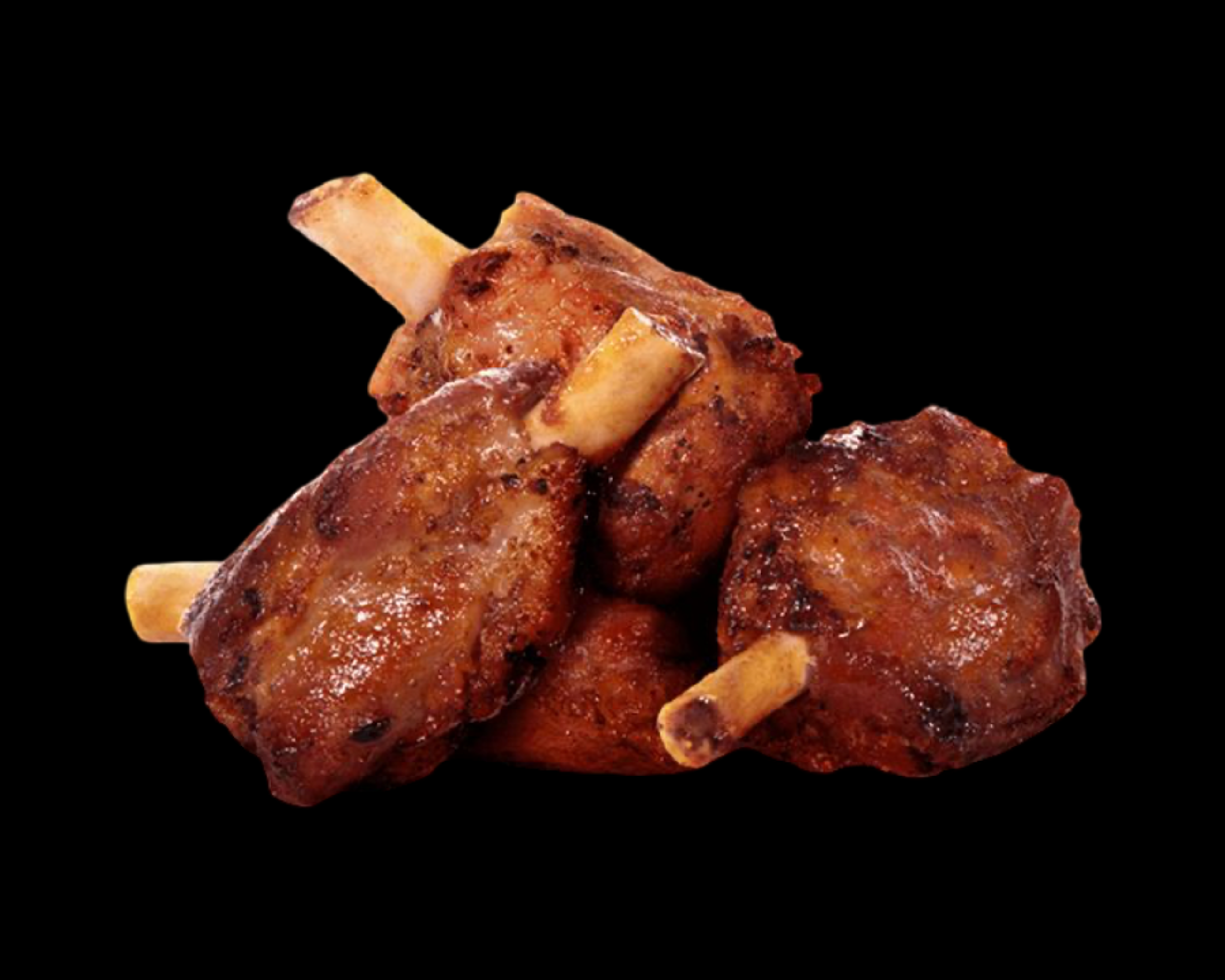SAUCY PIG WINGS.