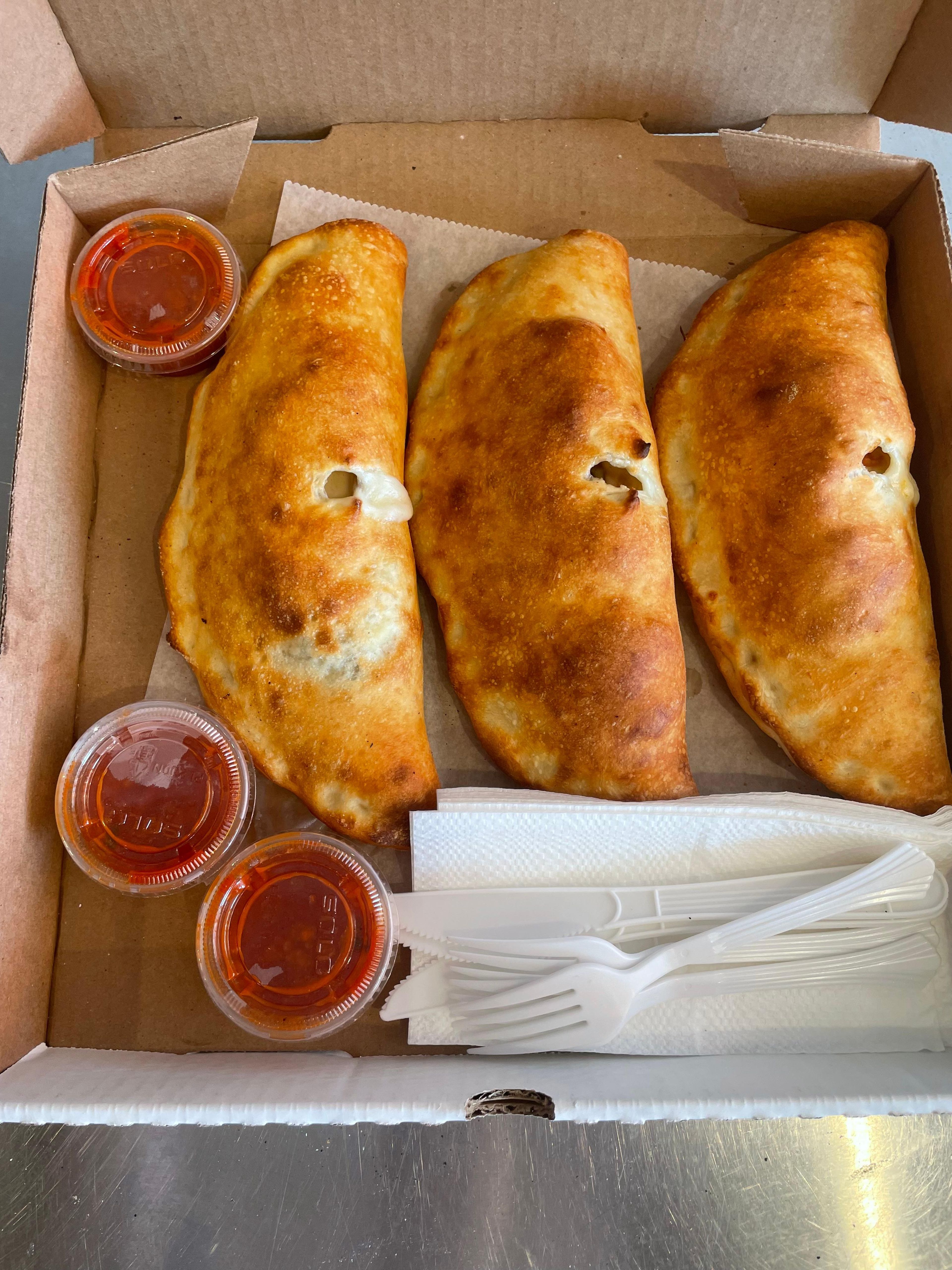 Meat Lover's Calzone.