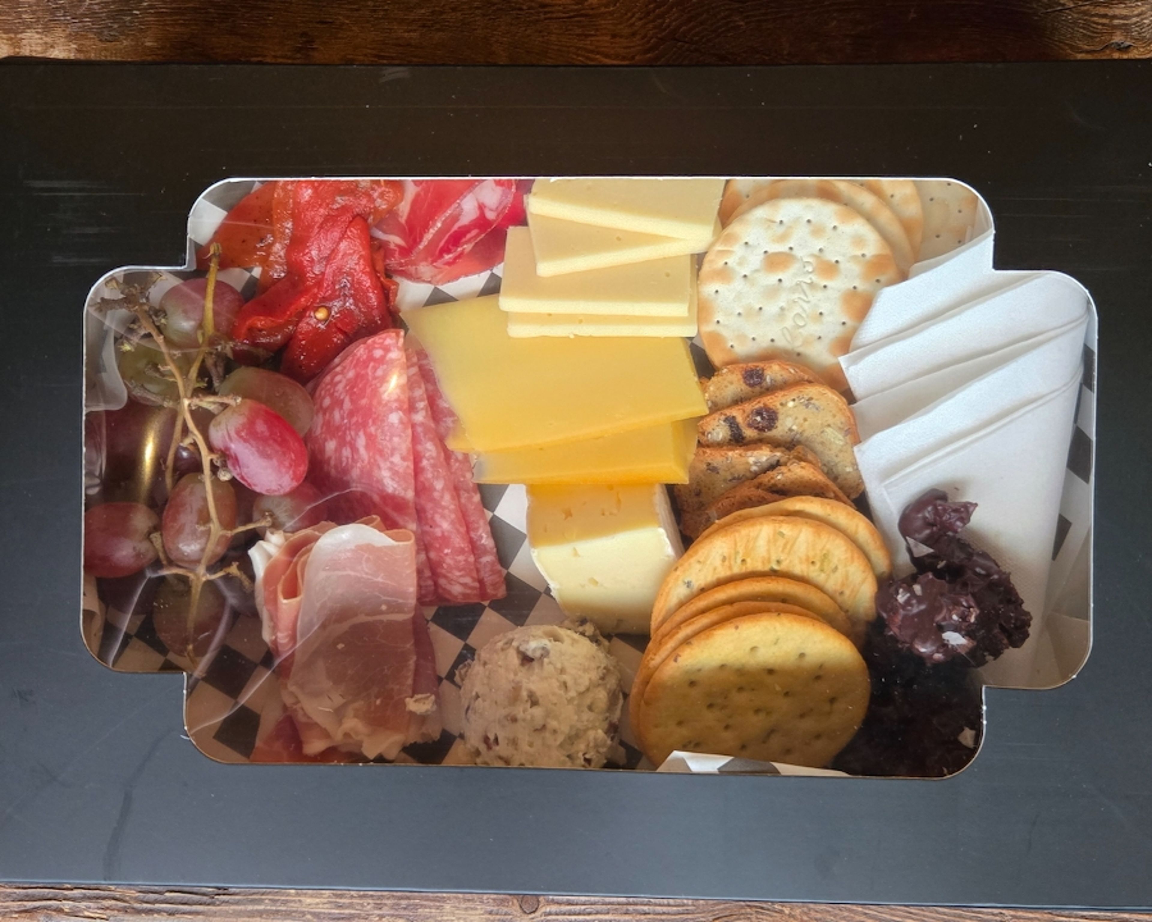 Cheese & Charcuterie Box.