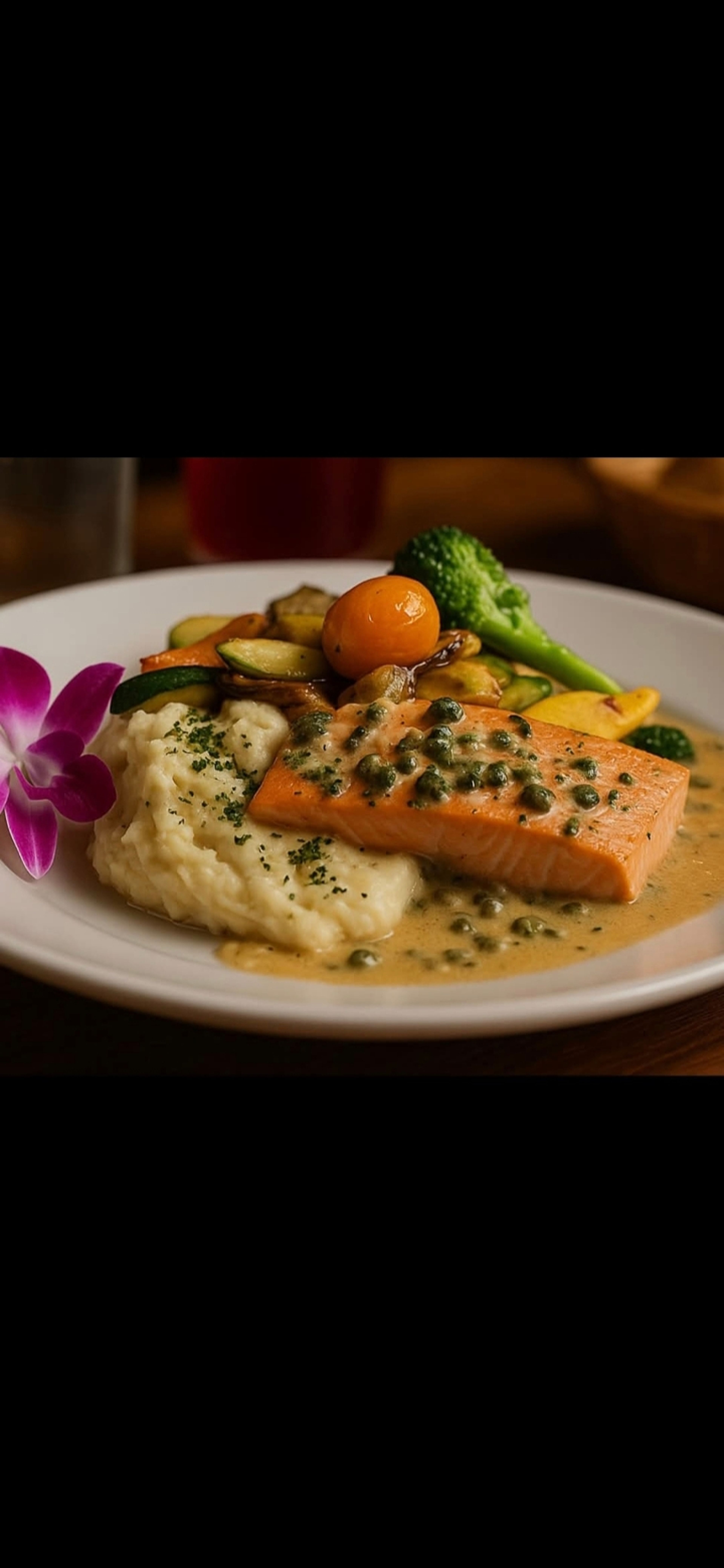 Atlantic Salmon Dinner.