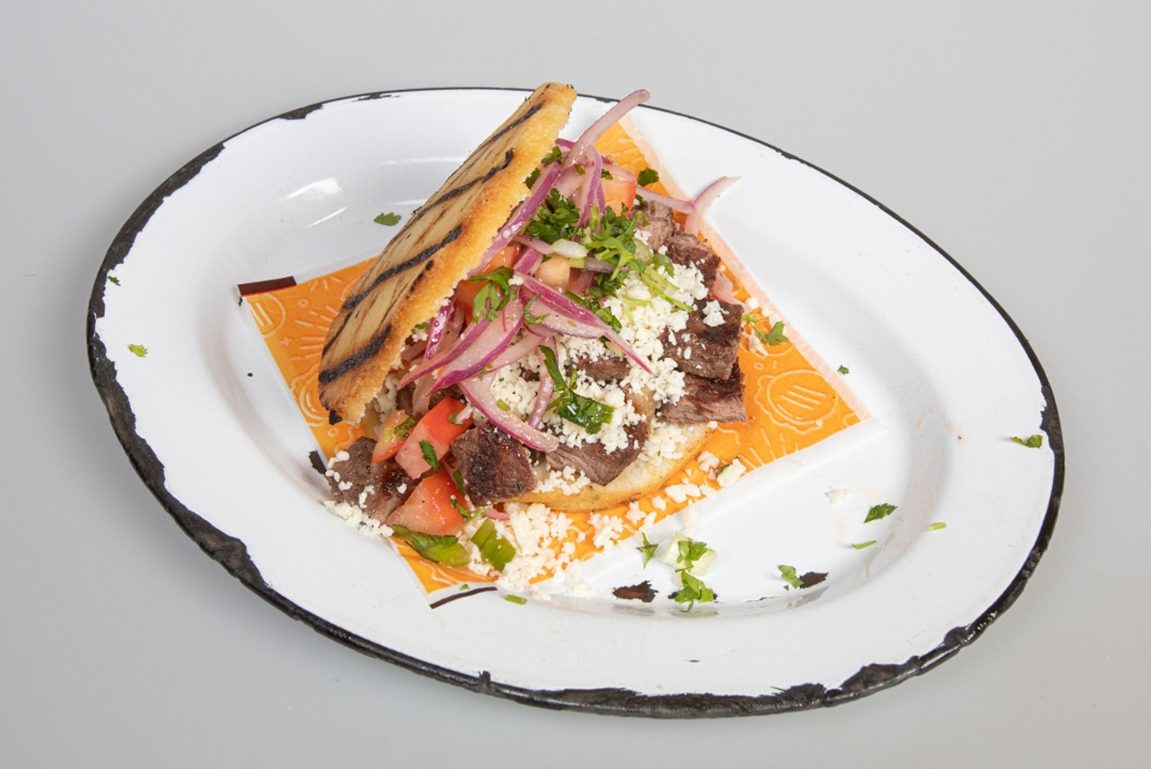 Arepa Simon Bolivar.