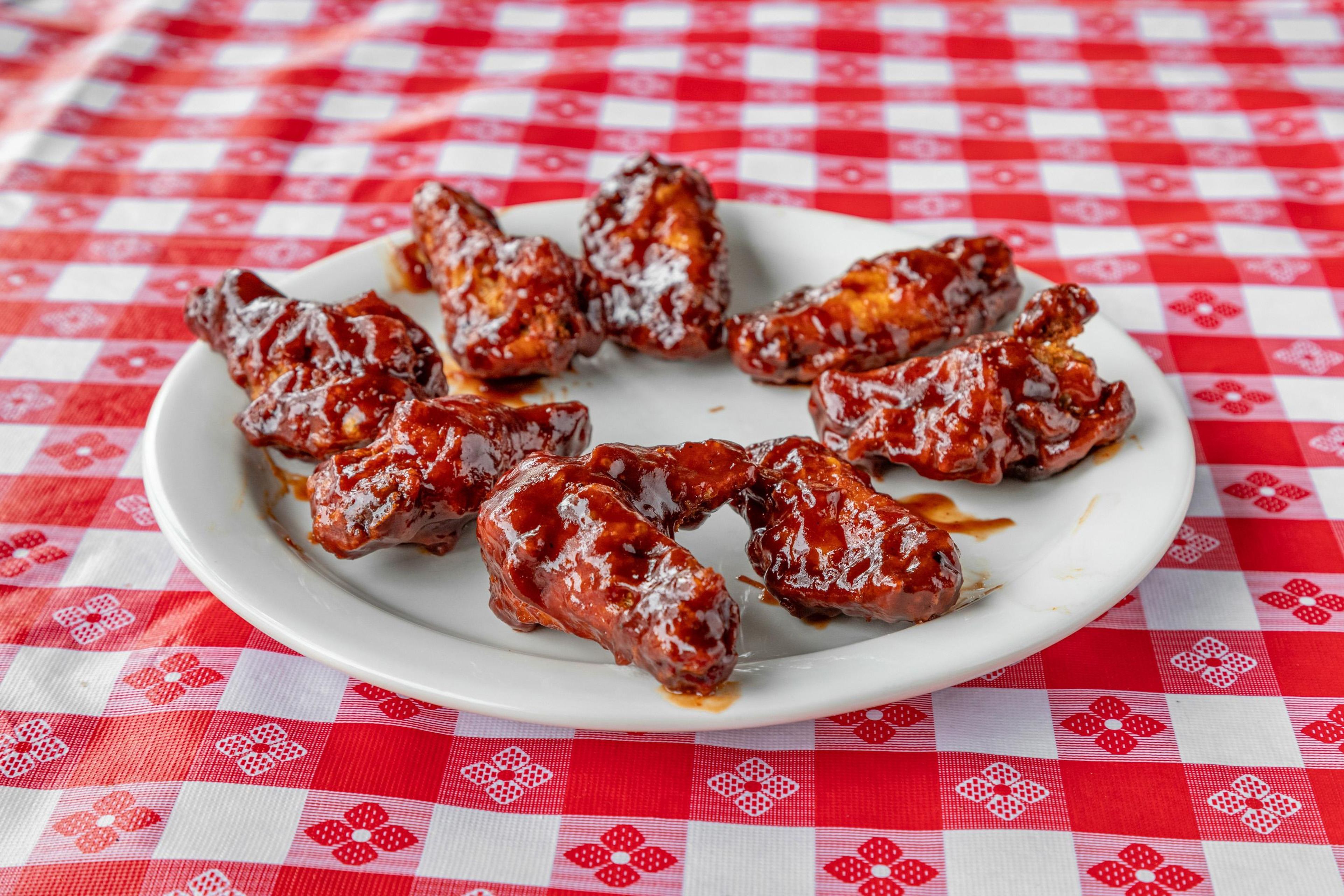 New! 12 piece Honey BBQ Wings.
