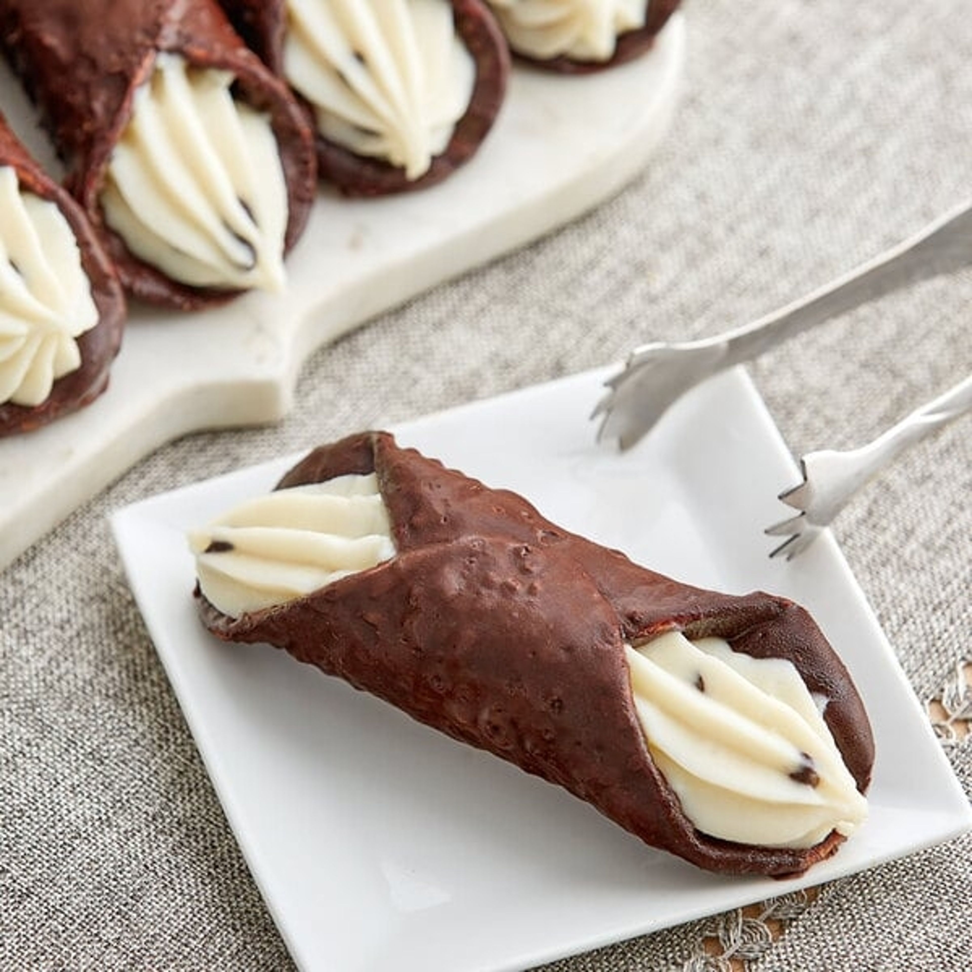 Chocolate Cannoli.