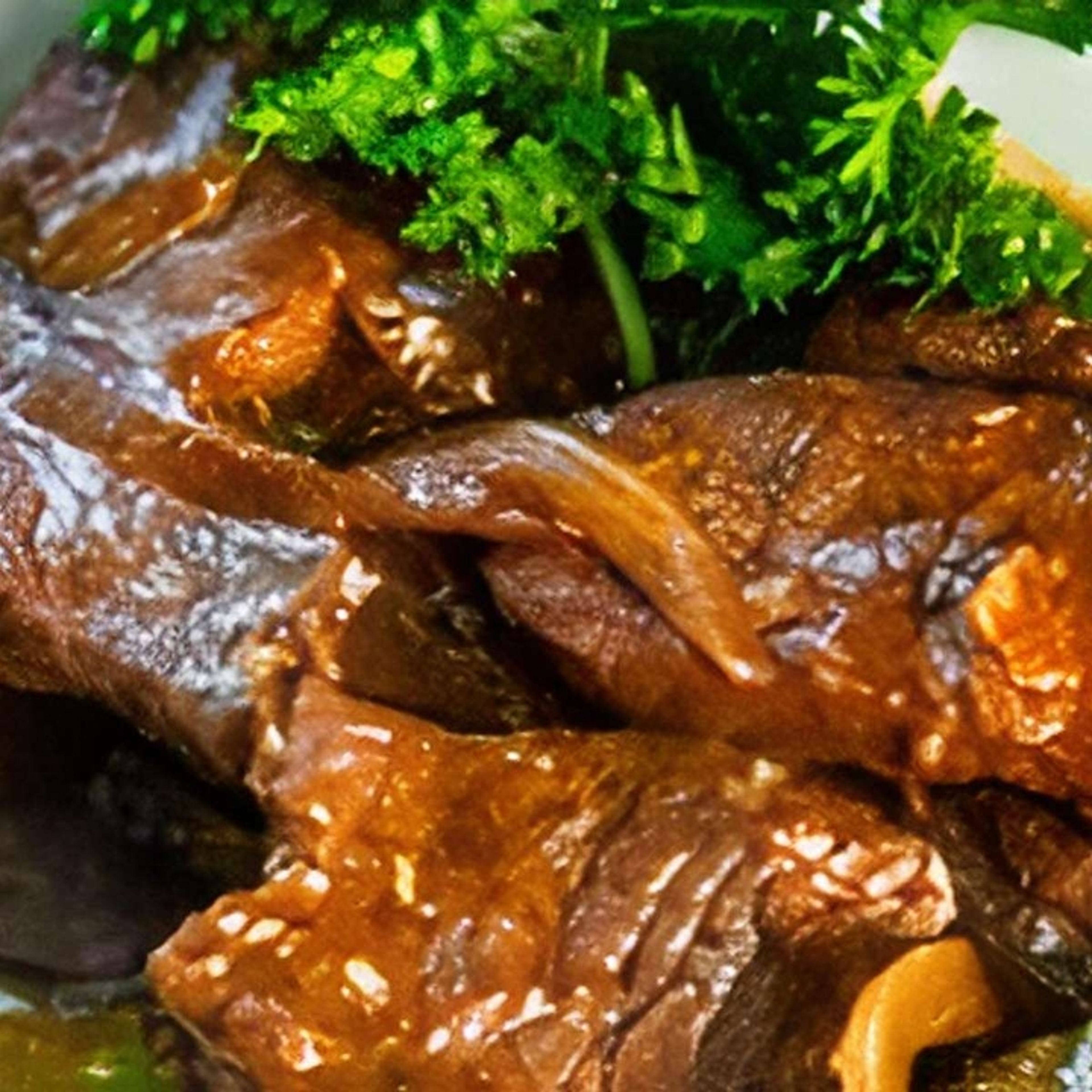 Smothered Steak Breakfast.