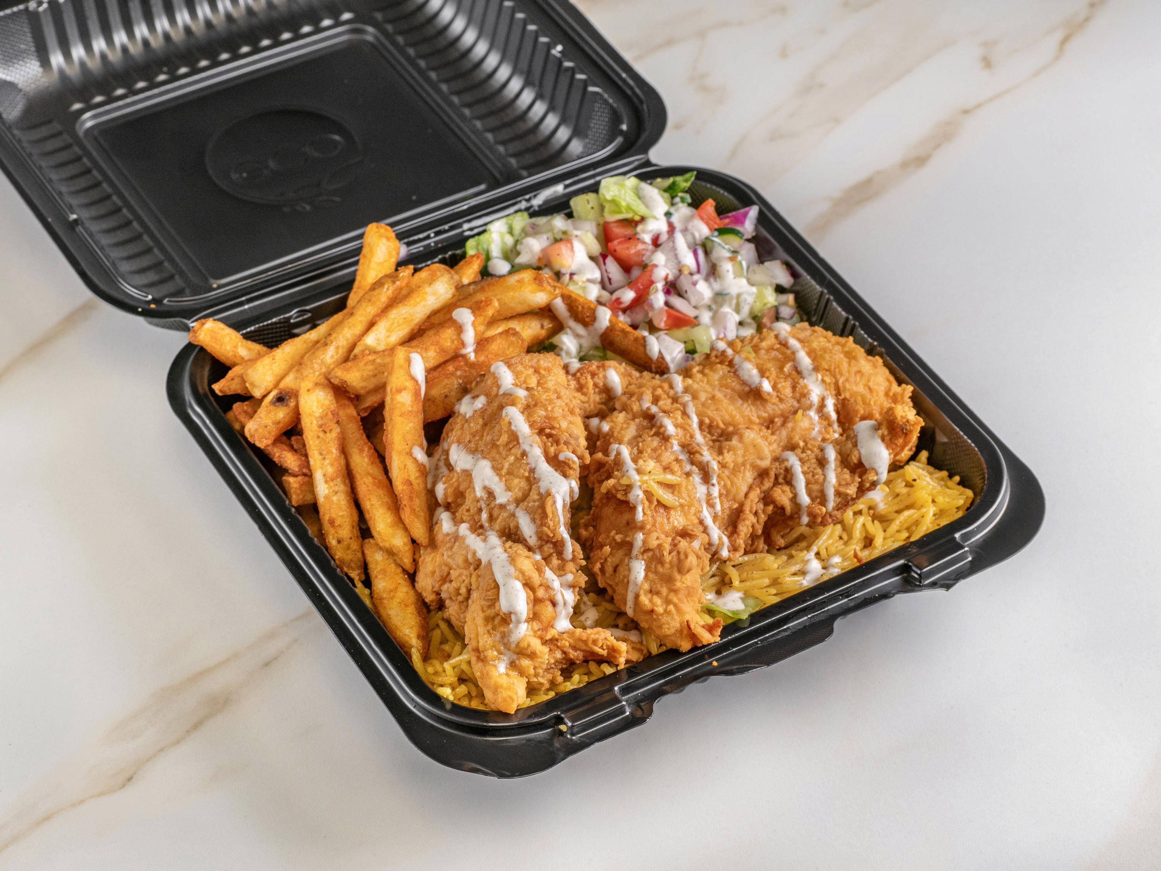 Fried Tender Platter.