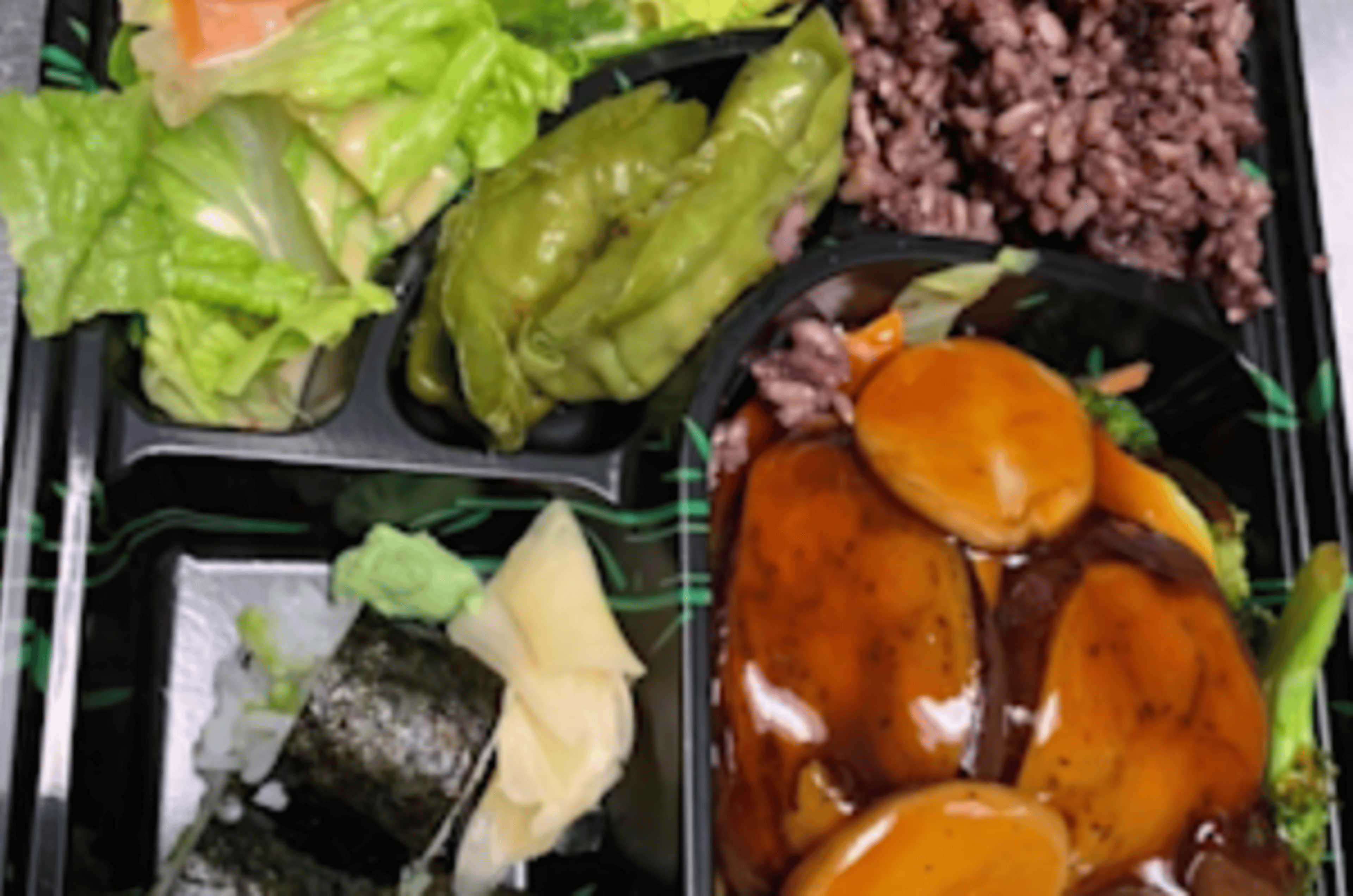 Vegetable Teriyaki Dinner Bento.