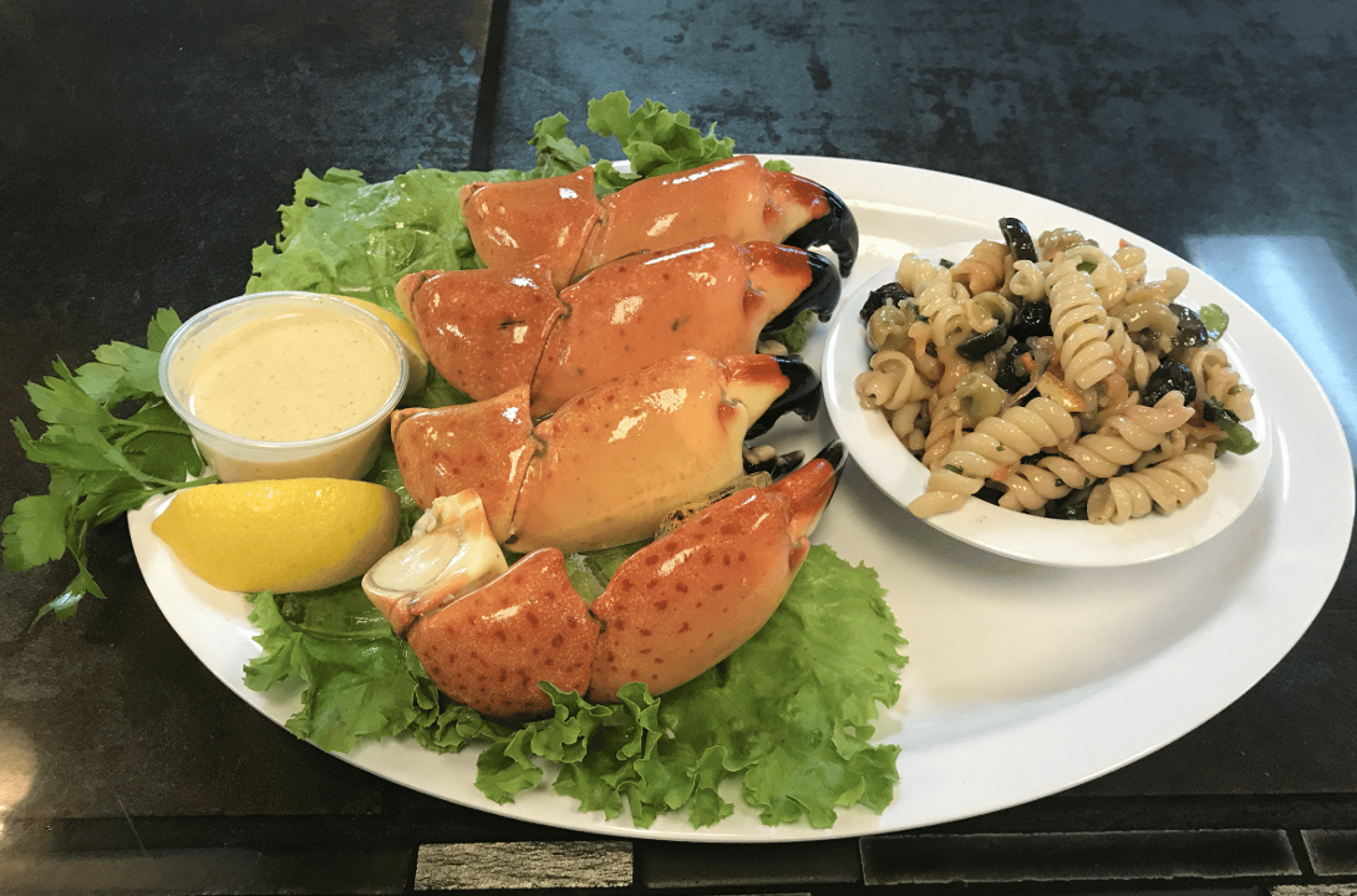 Large Stone Crabs (each).