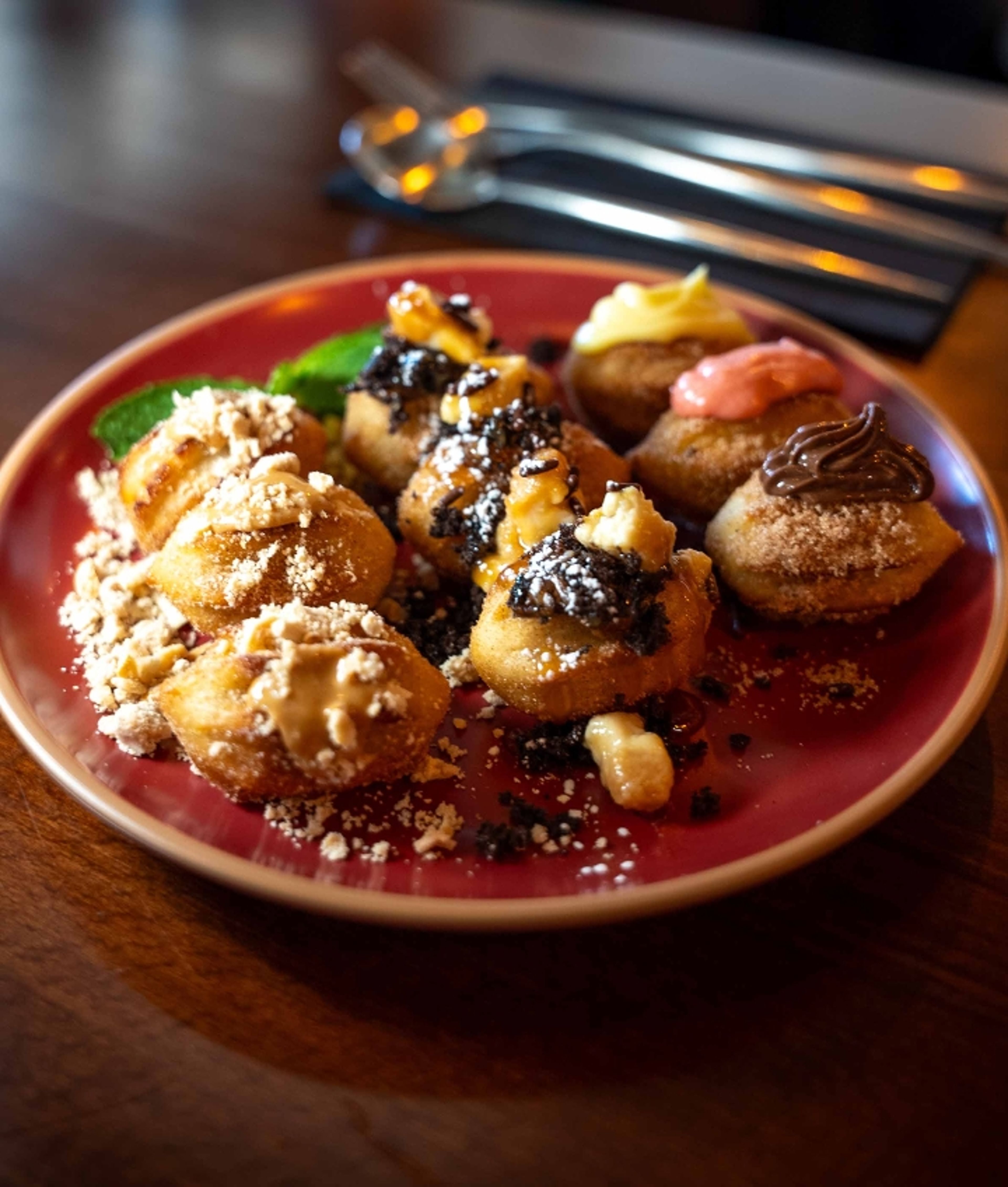 CAJETA STUFFED CHURROS.